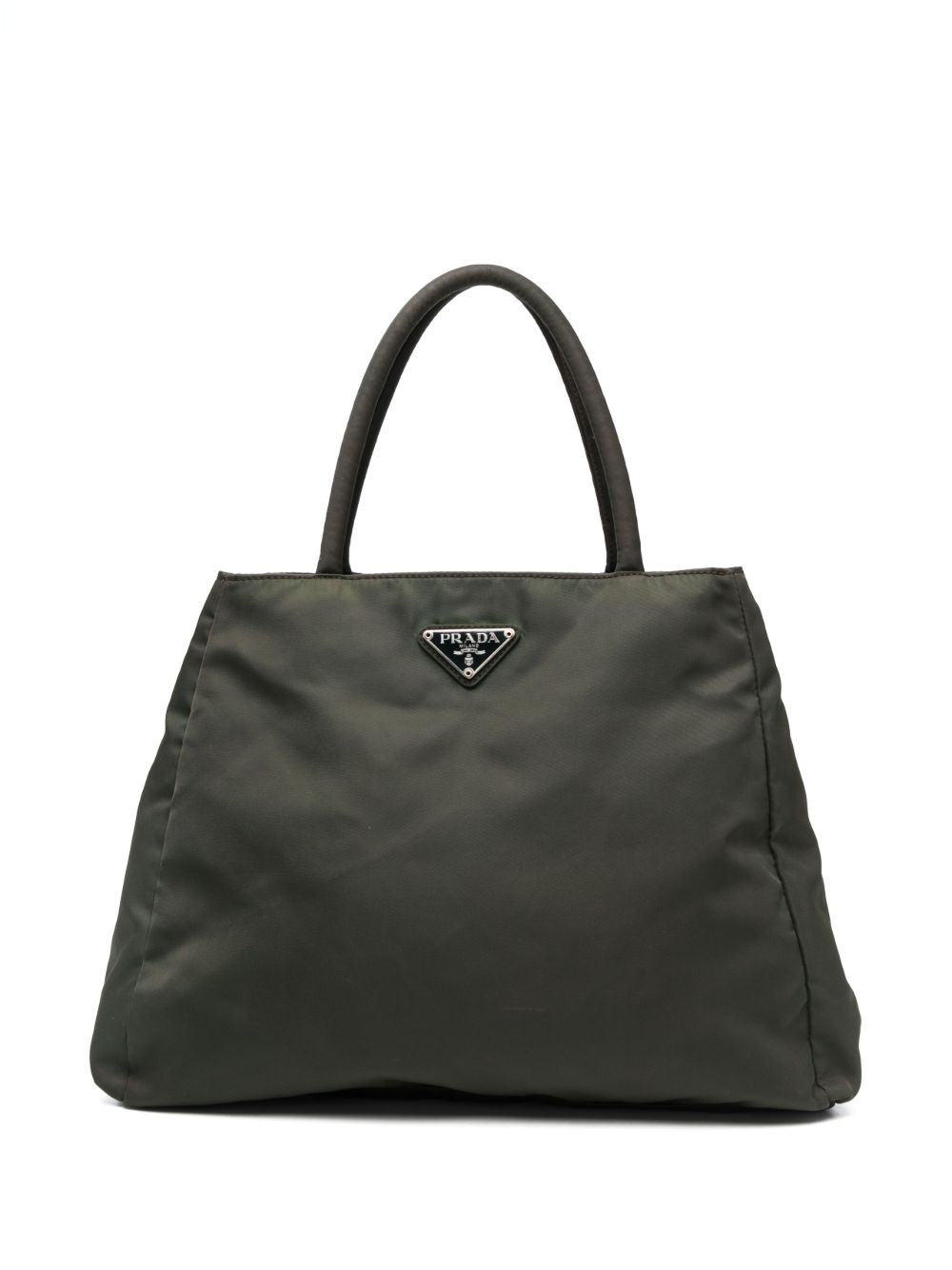 1990s logo-plaque tote bag