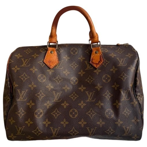 Speedy leather handbag