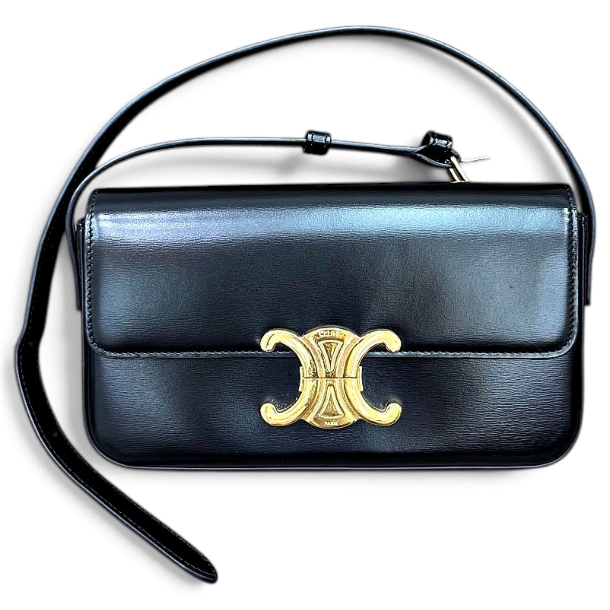 Triomphe leather handbag
