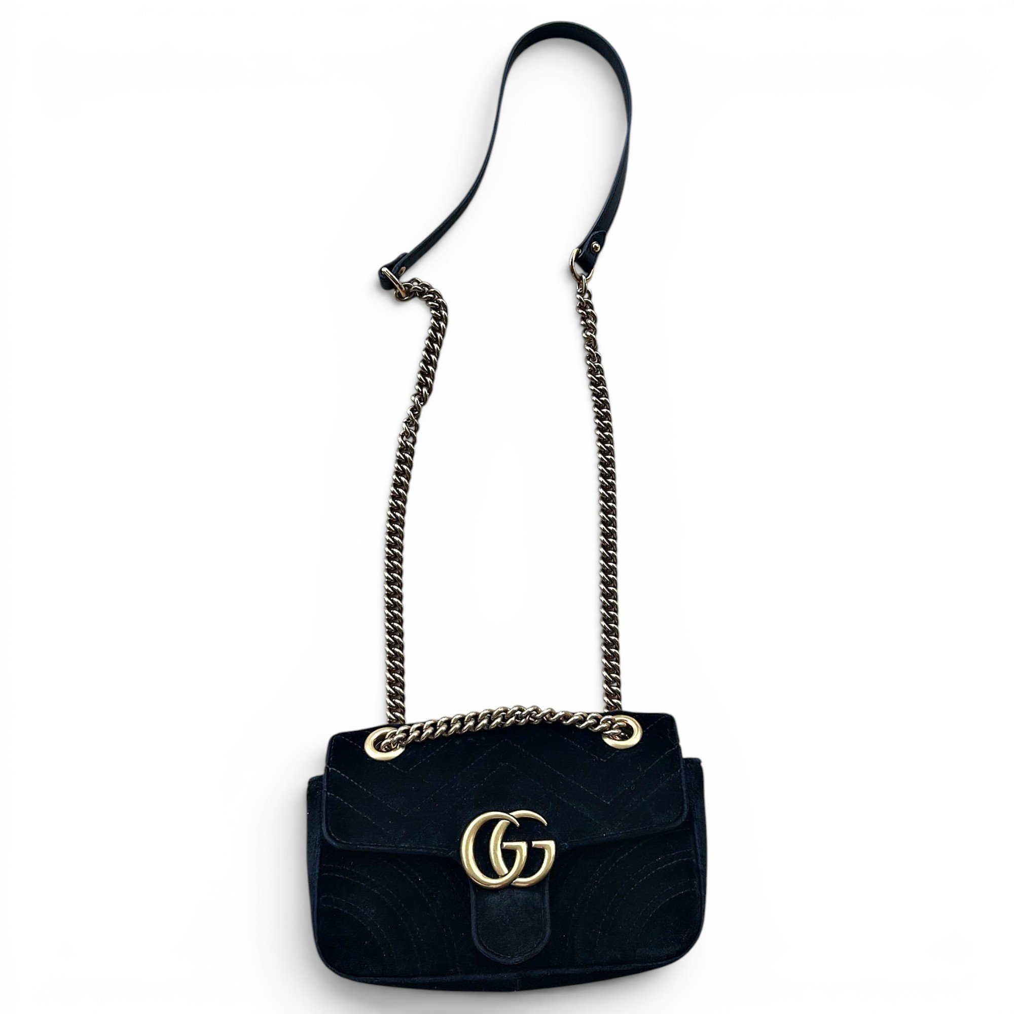 Marmont velvet clutch bag