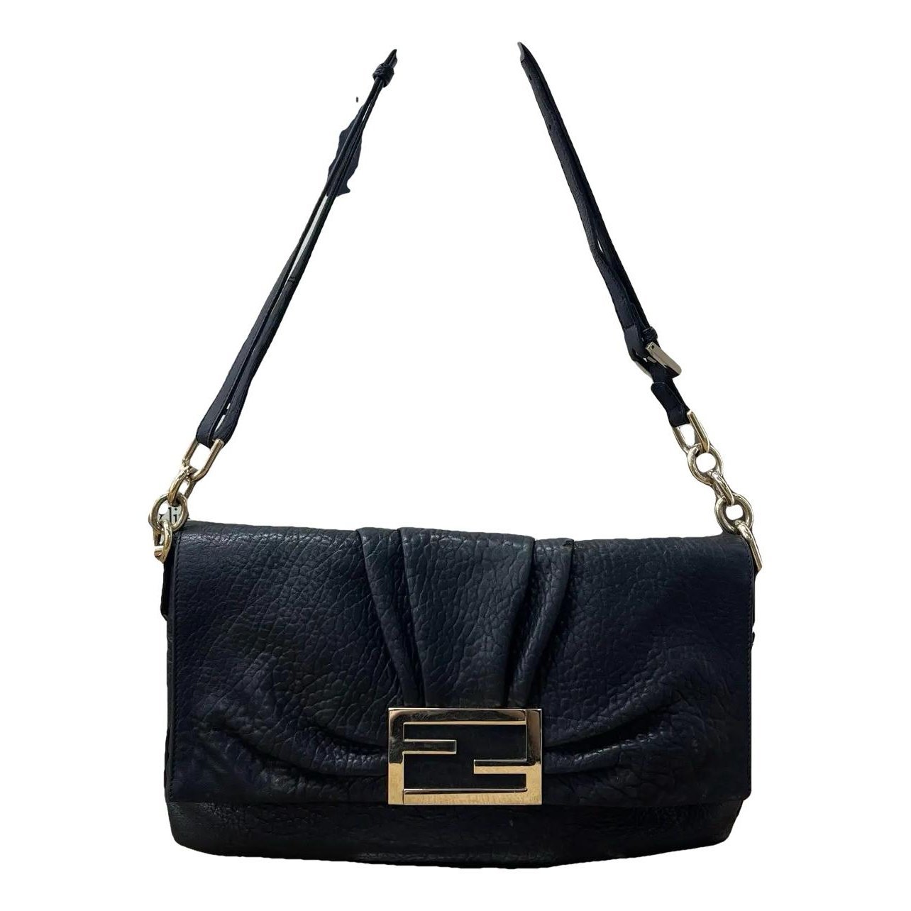 Baguette leather handbag
