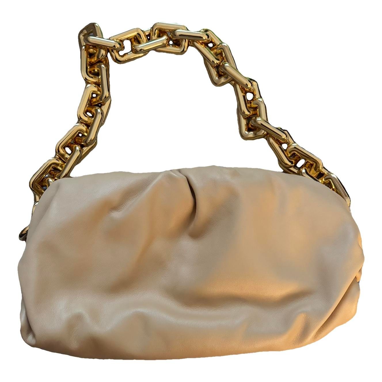 Chain Pouch leather clutch bag