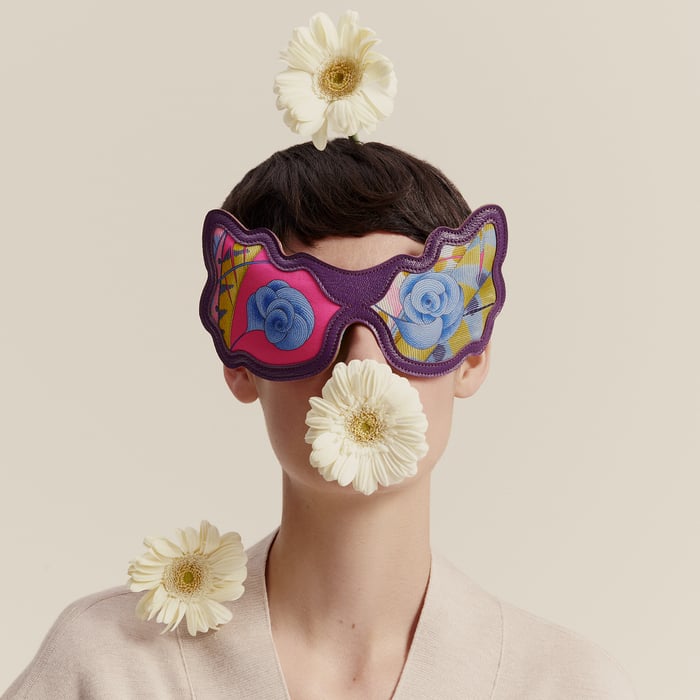 Random Not Sleepy Butterfly Travel Mask