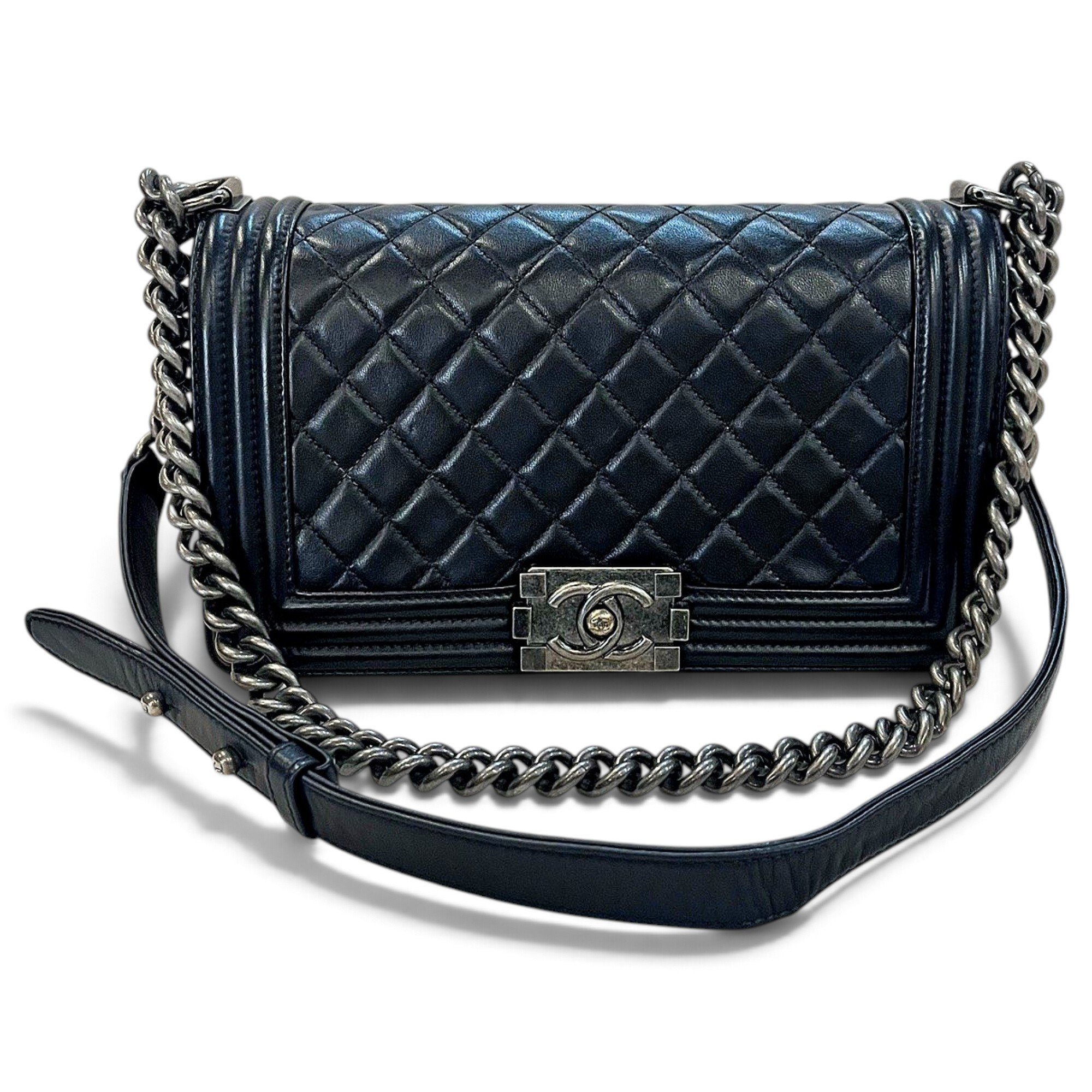 Boy leather handbag