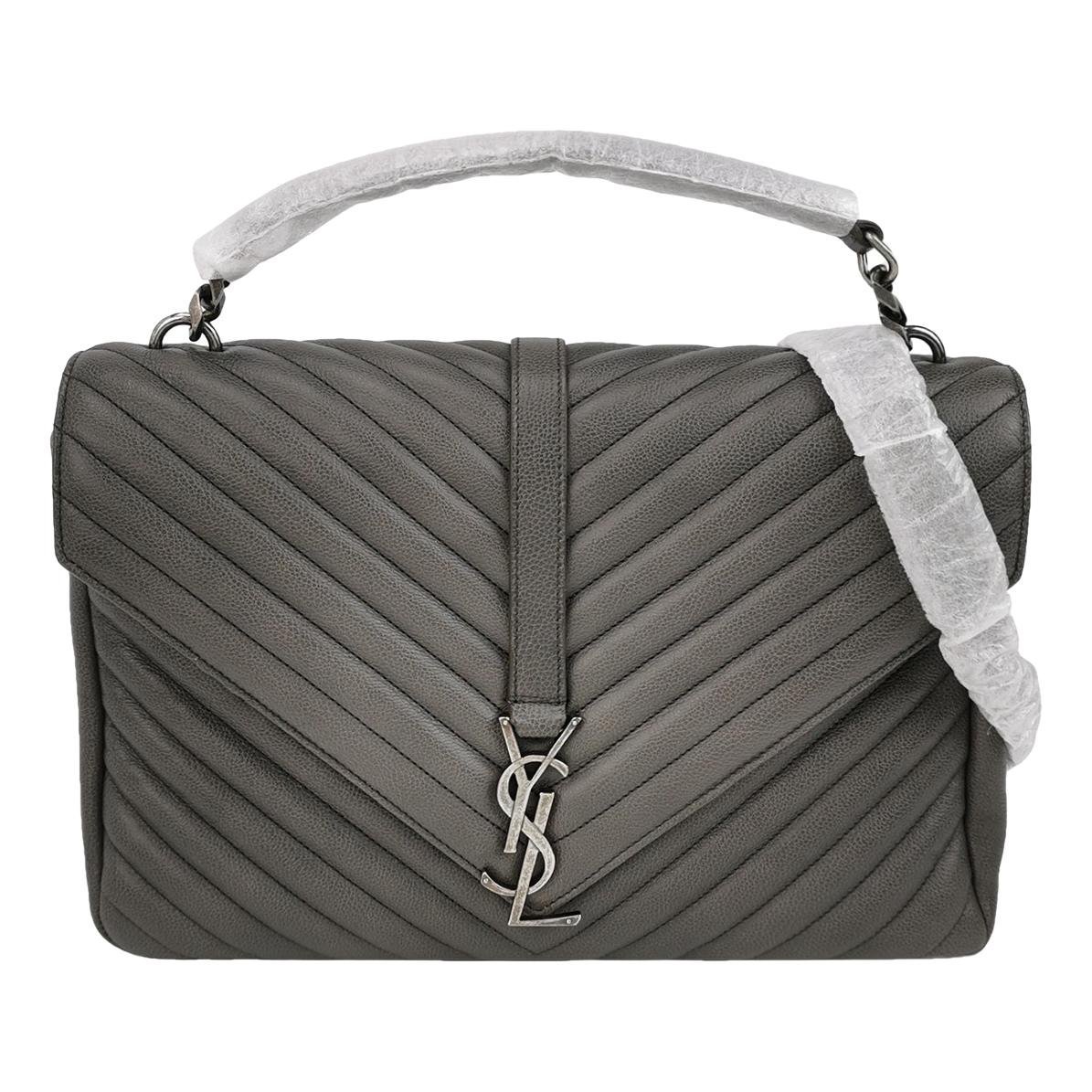 Collége monogramme leather handbag