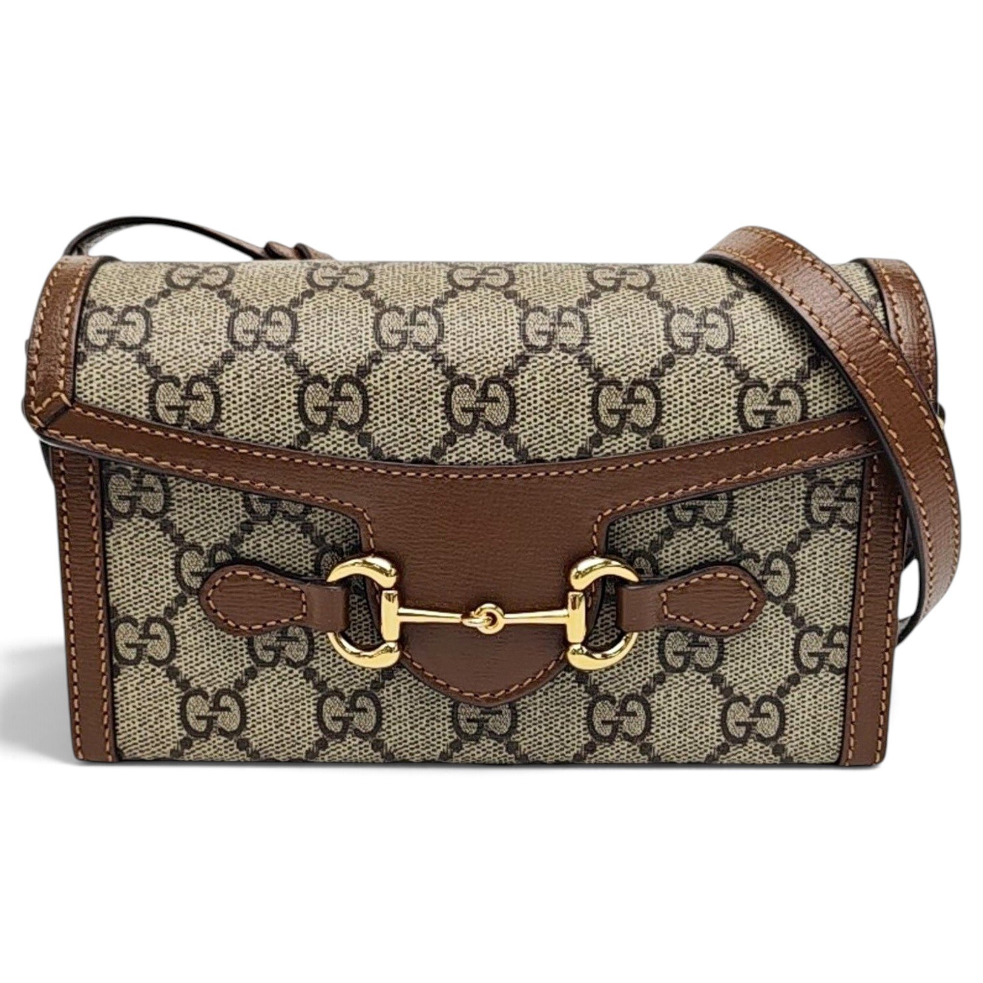 Handle Horsebit 1955 leather handbag