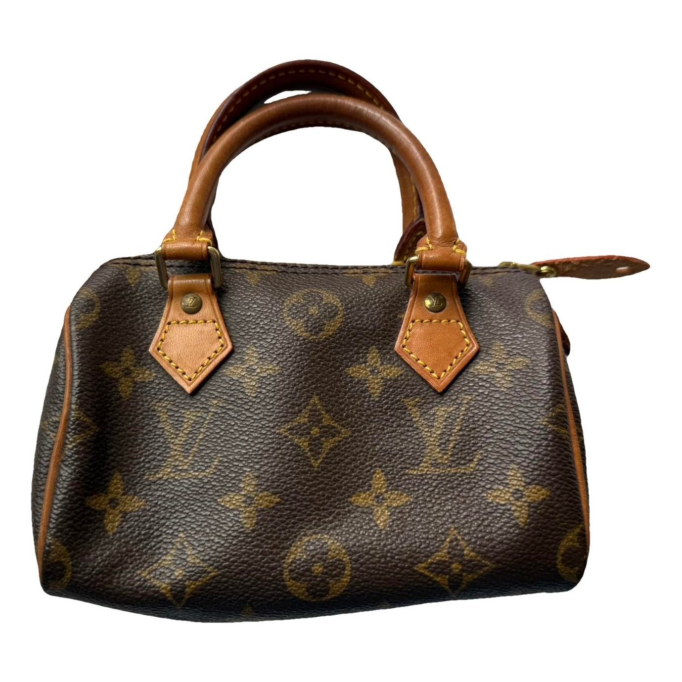 Nano Speedy / Mini HL leather handbag