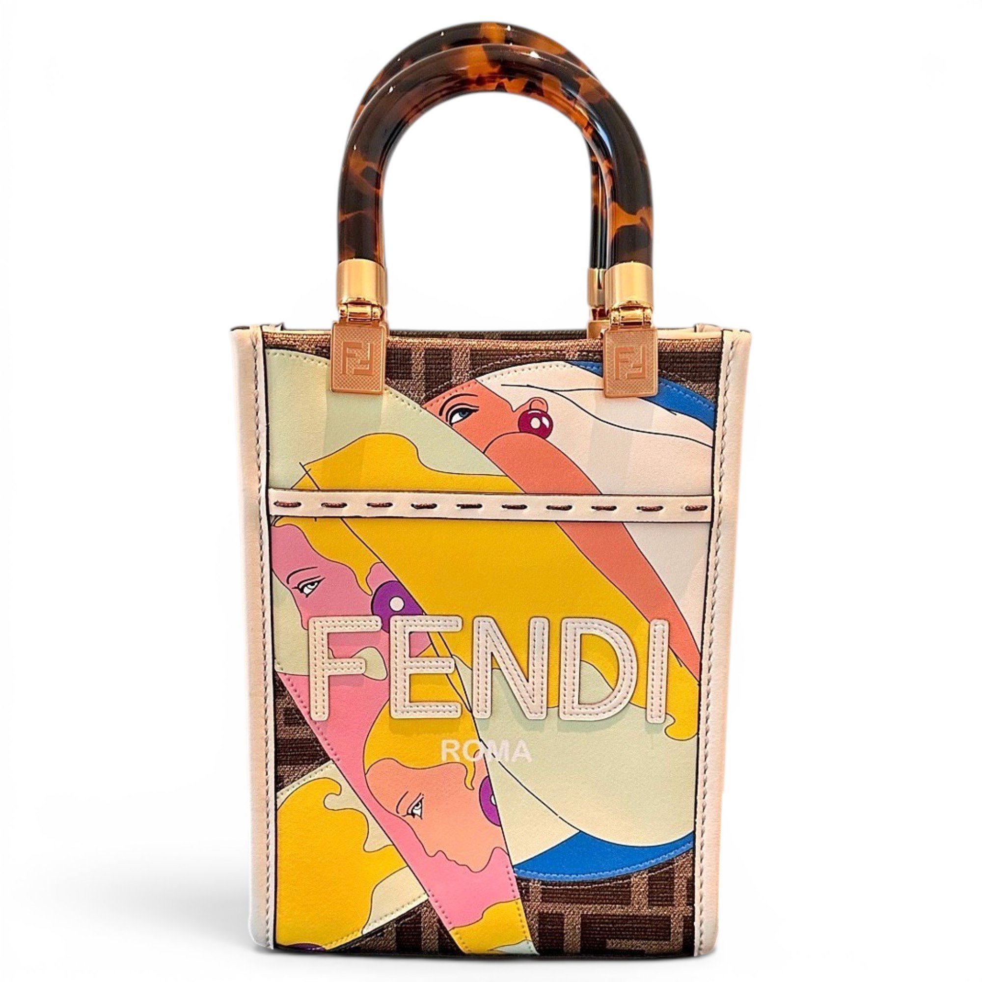 Sunshine leather tote
