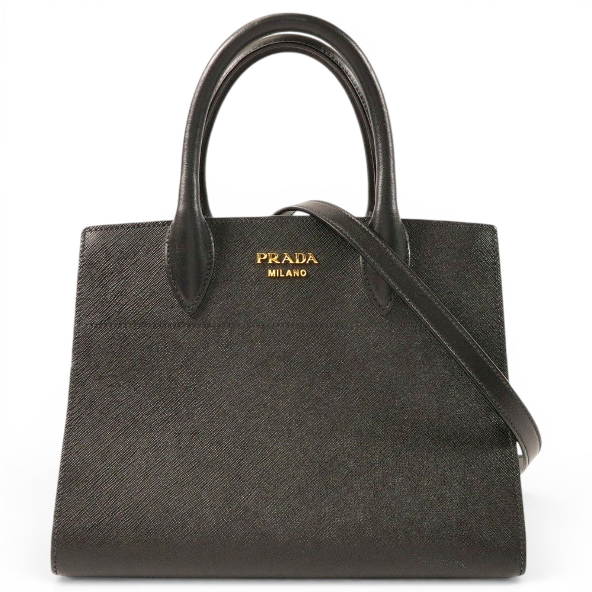 Bibliothèque leather handbag