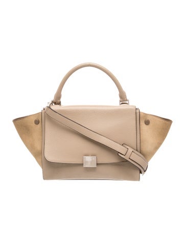 Celine Leather Trapeze Mini