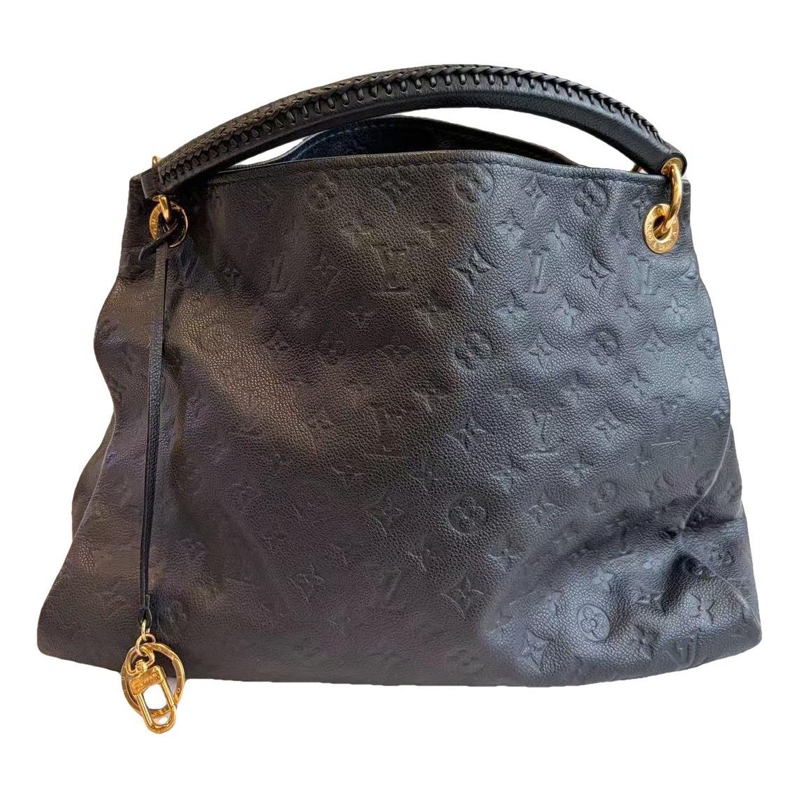 Artsy leather handbag