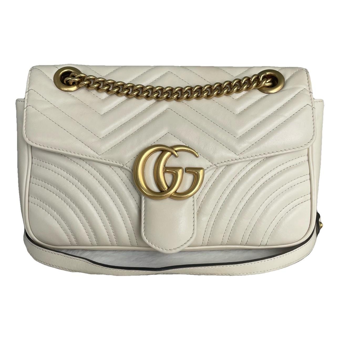 GG Marmont Flap leather handbag