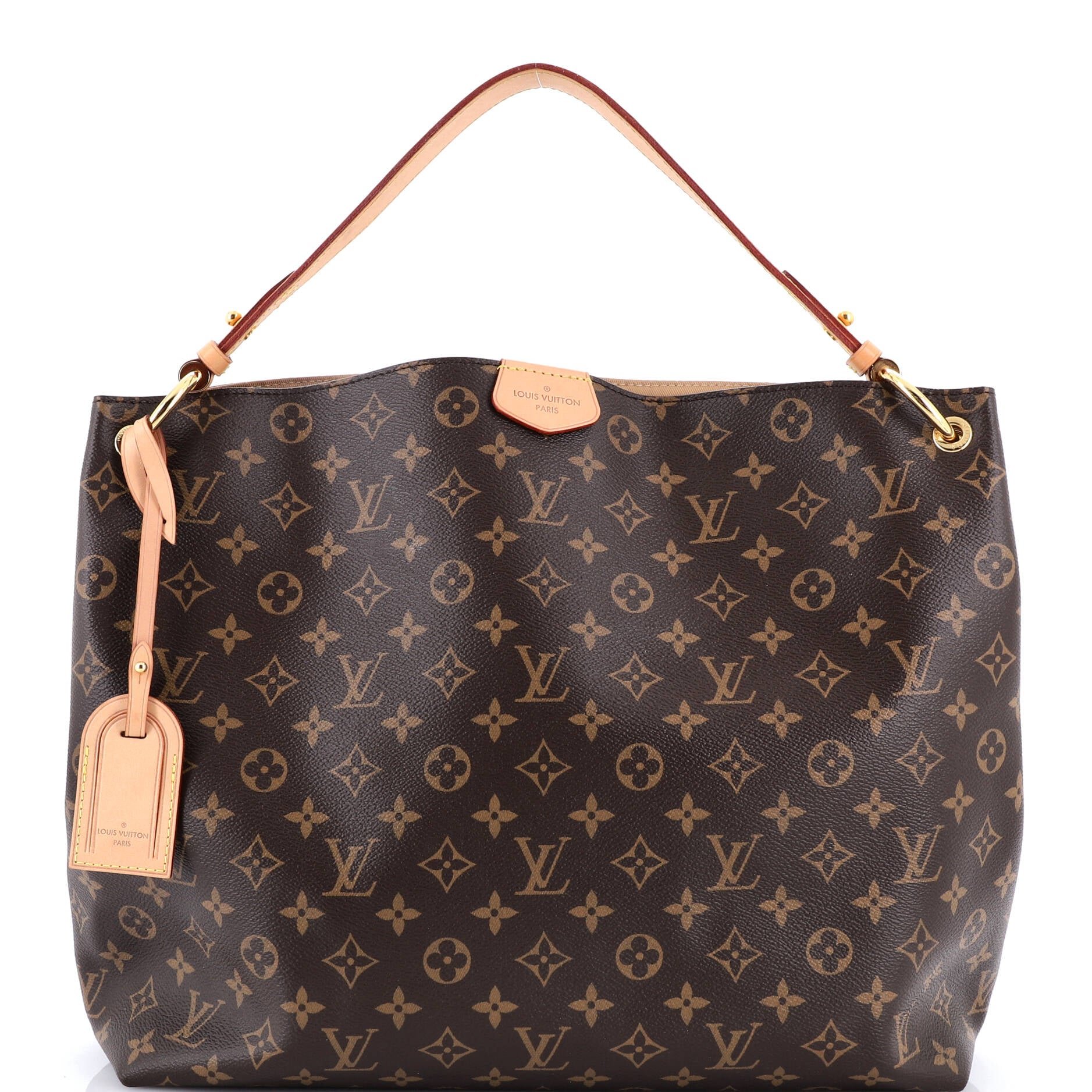 Louis Vuitton Graceful Handbag Monogram Canvas MM