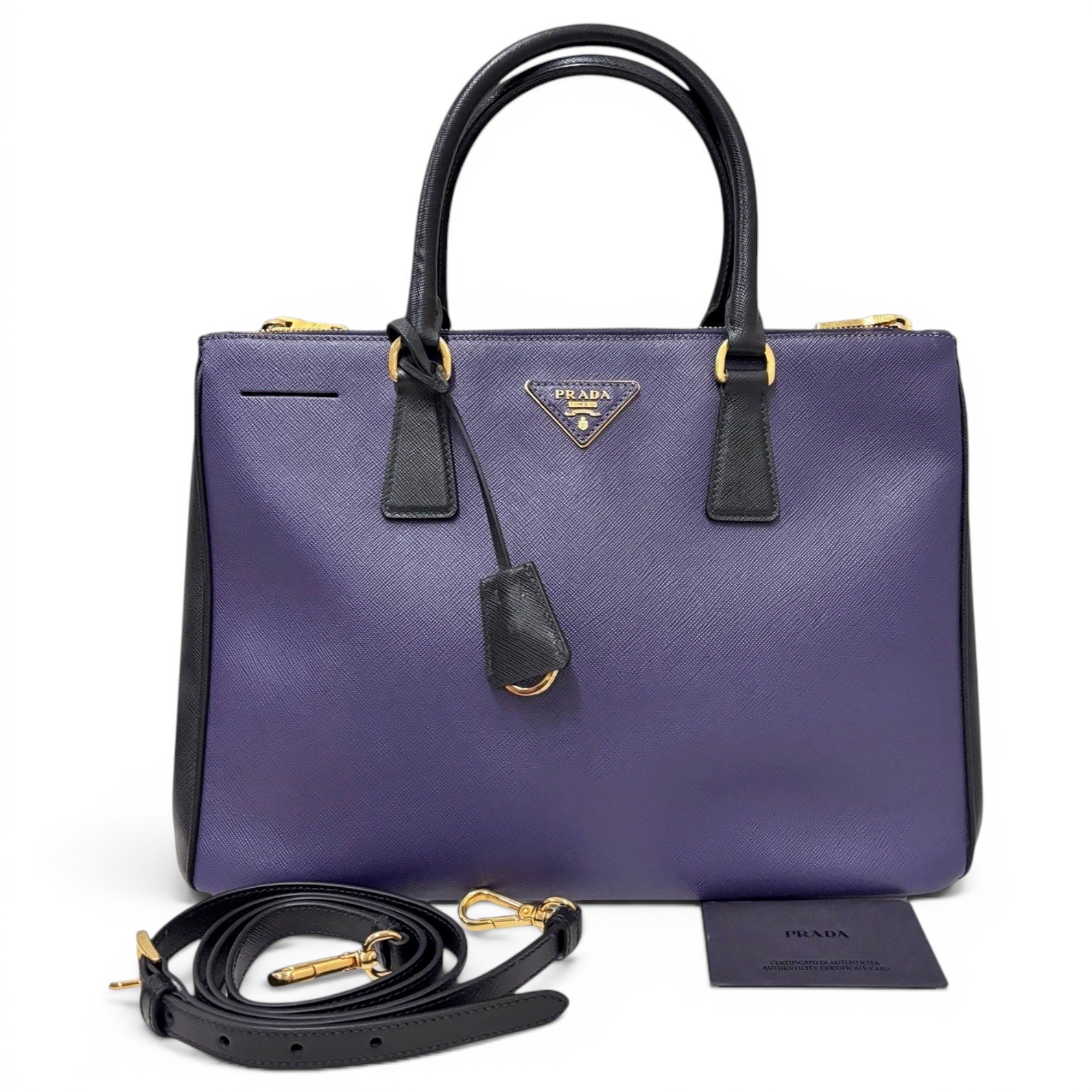 Galleria leather handbag