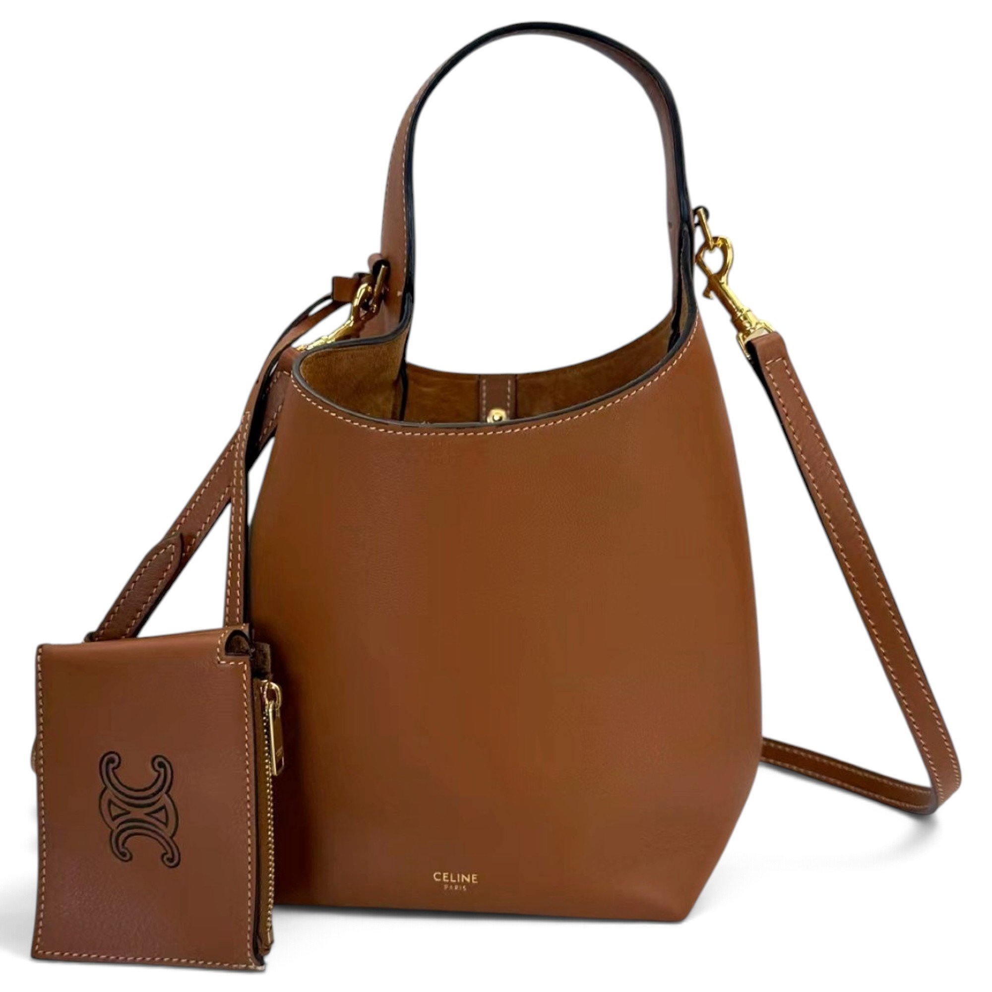Leather handbag