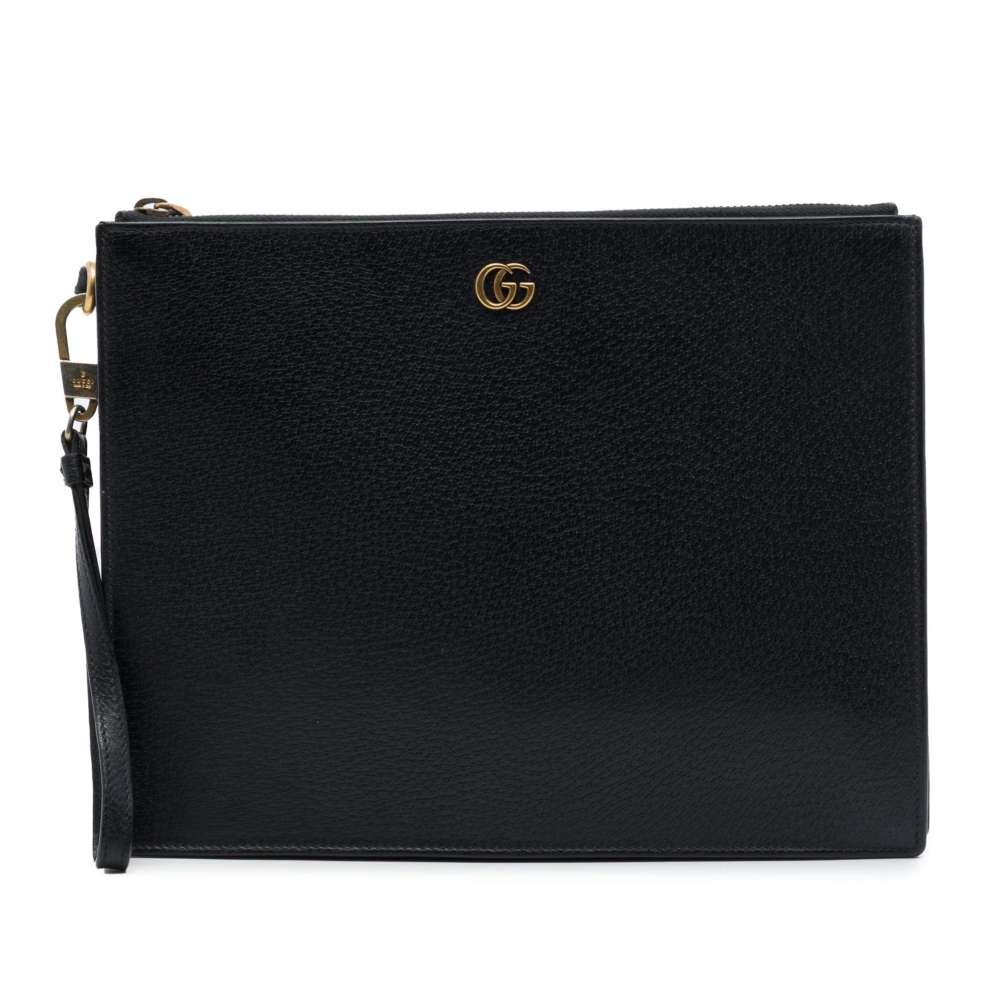 Marmont leather clutch bag