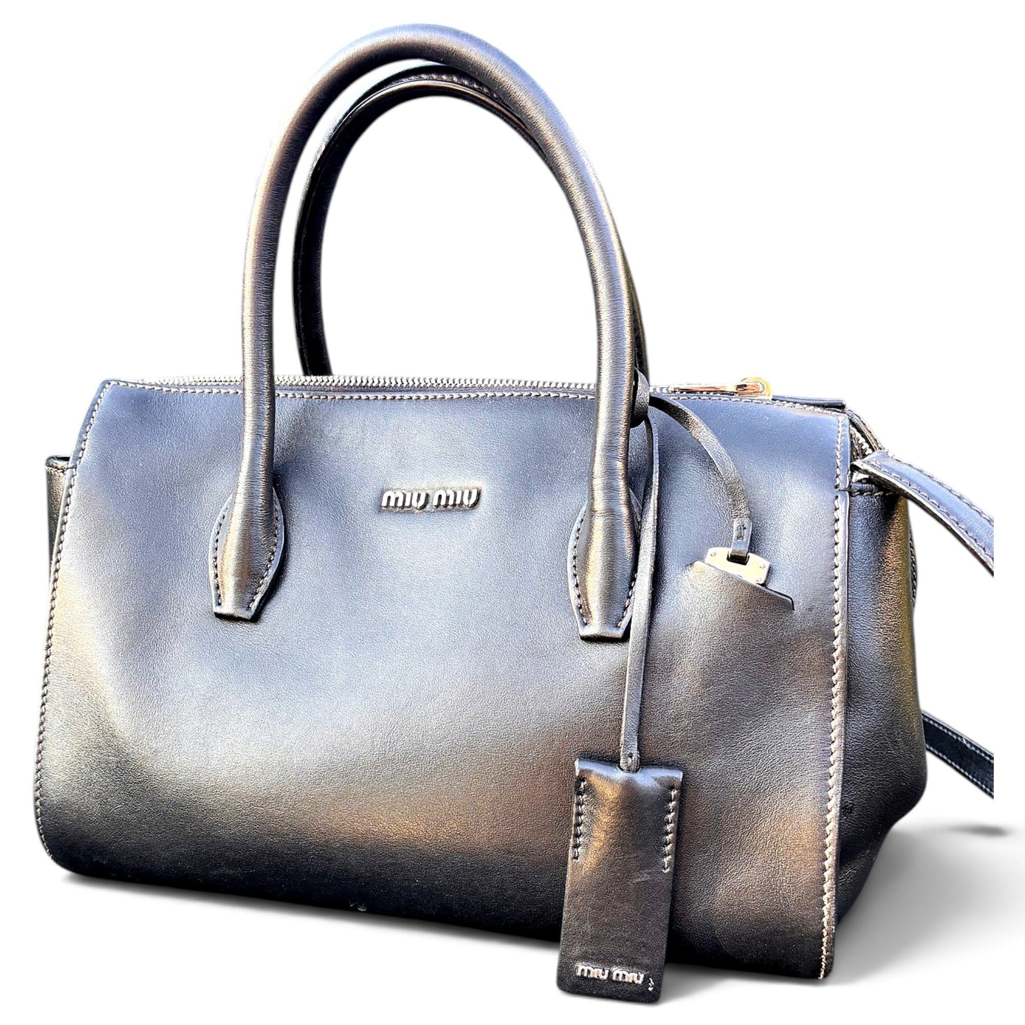 Leather crossbody bag