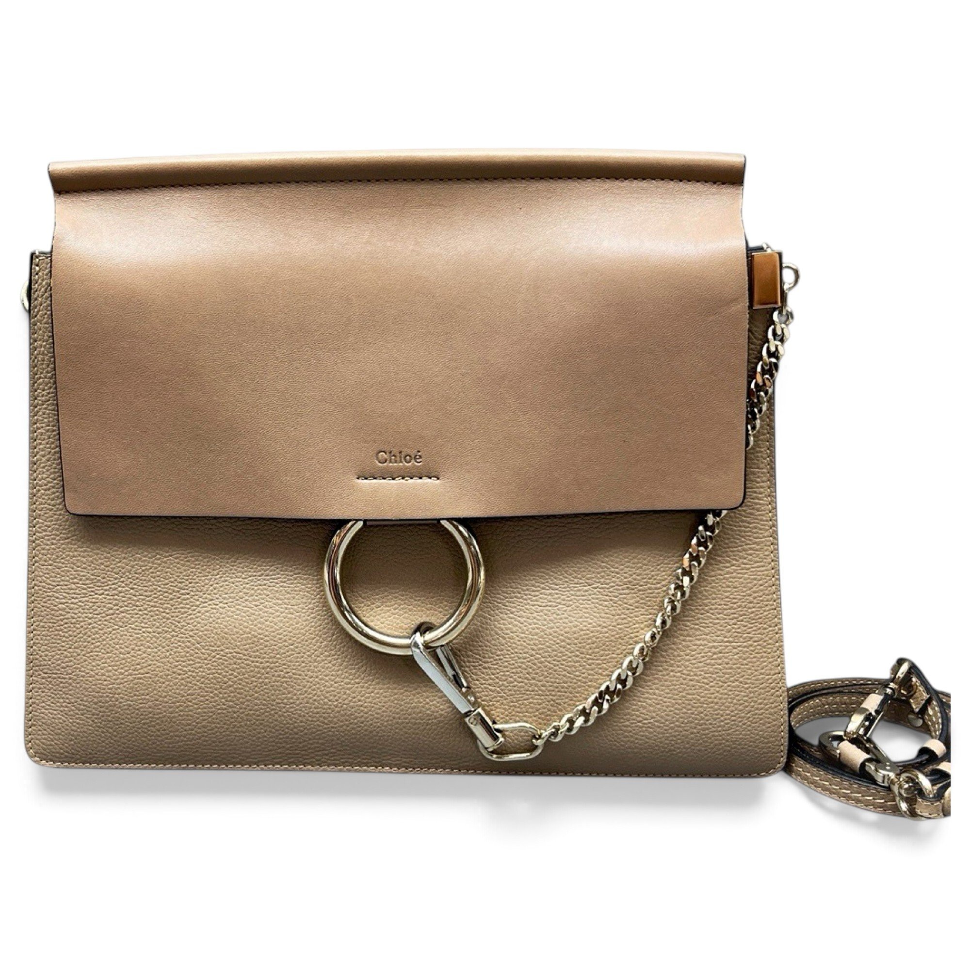 Faye leather handbag