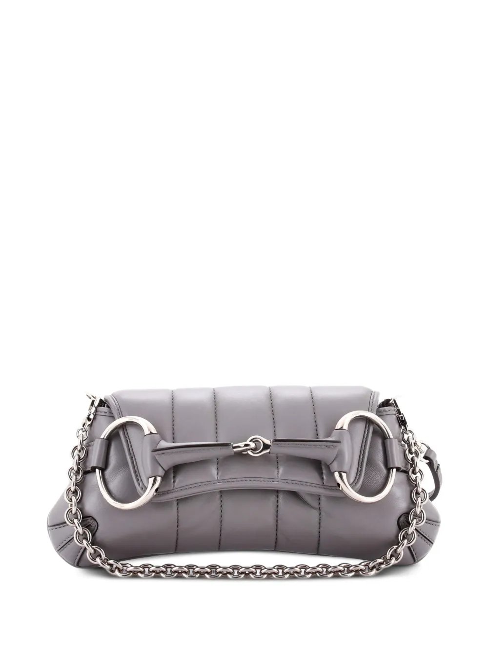 Horsebit Chain Vertical Quilted Leather Small shoulder bag