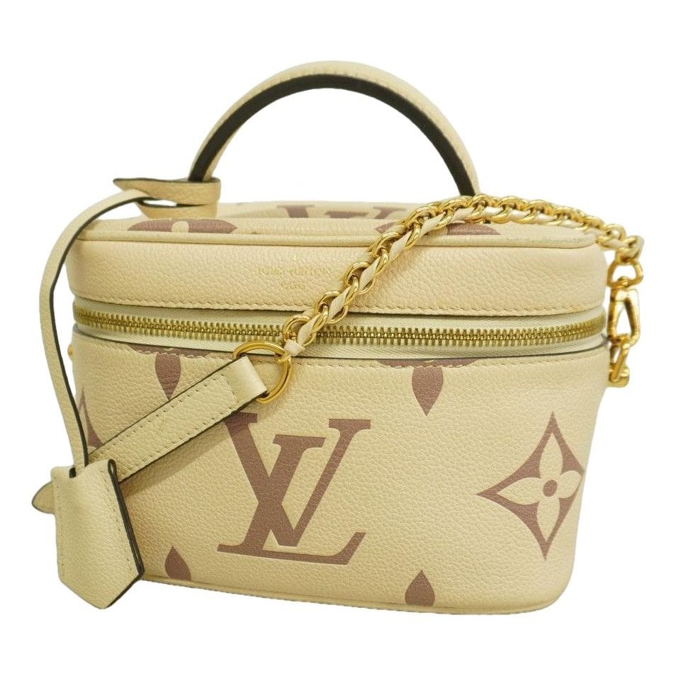 Leather vanity case