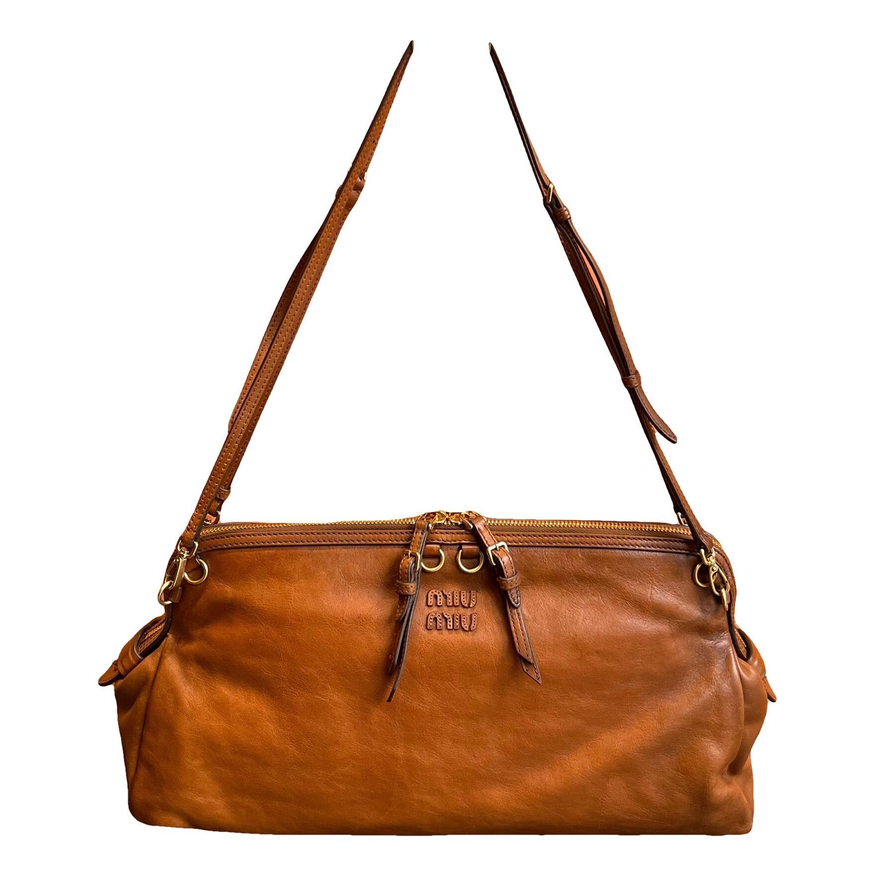 Leather handbag