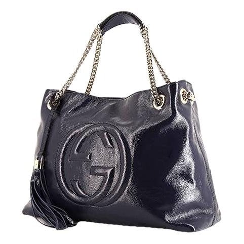 Soho patent leather tote