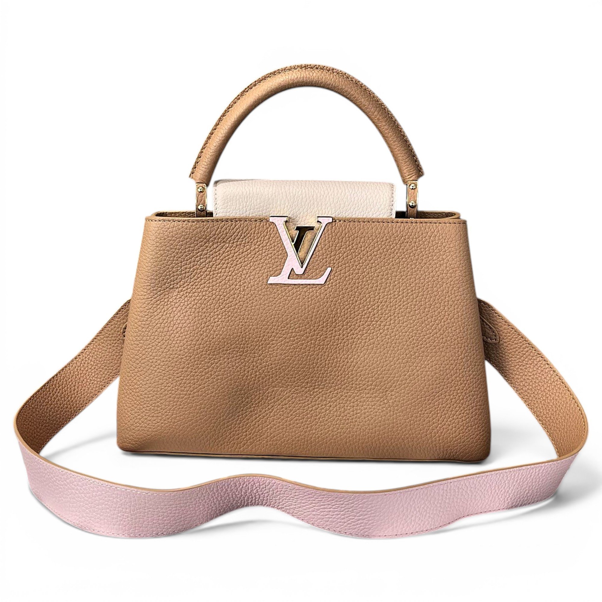 Capucines leather handbag