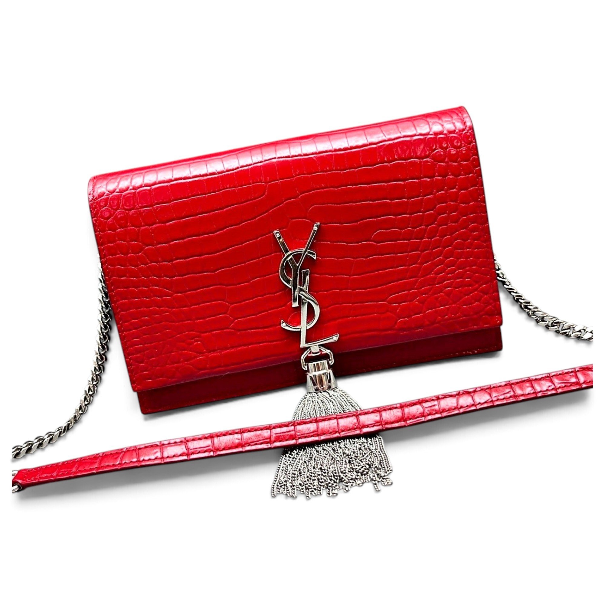 Pompom Kate leather handbag