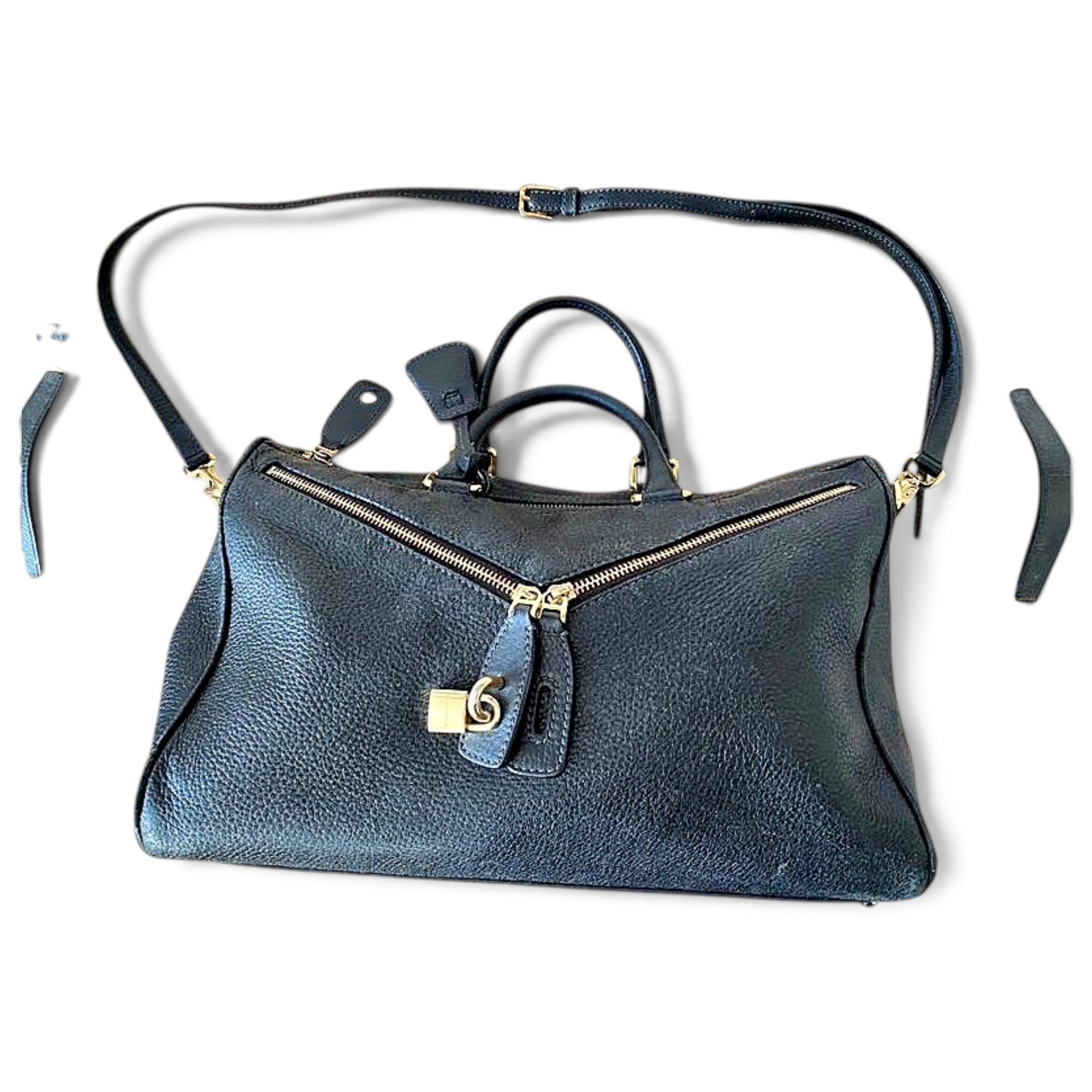 Leather handbag