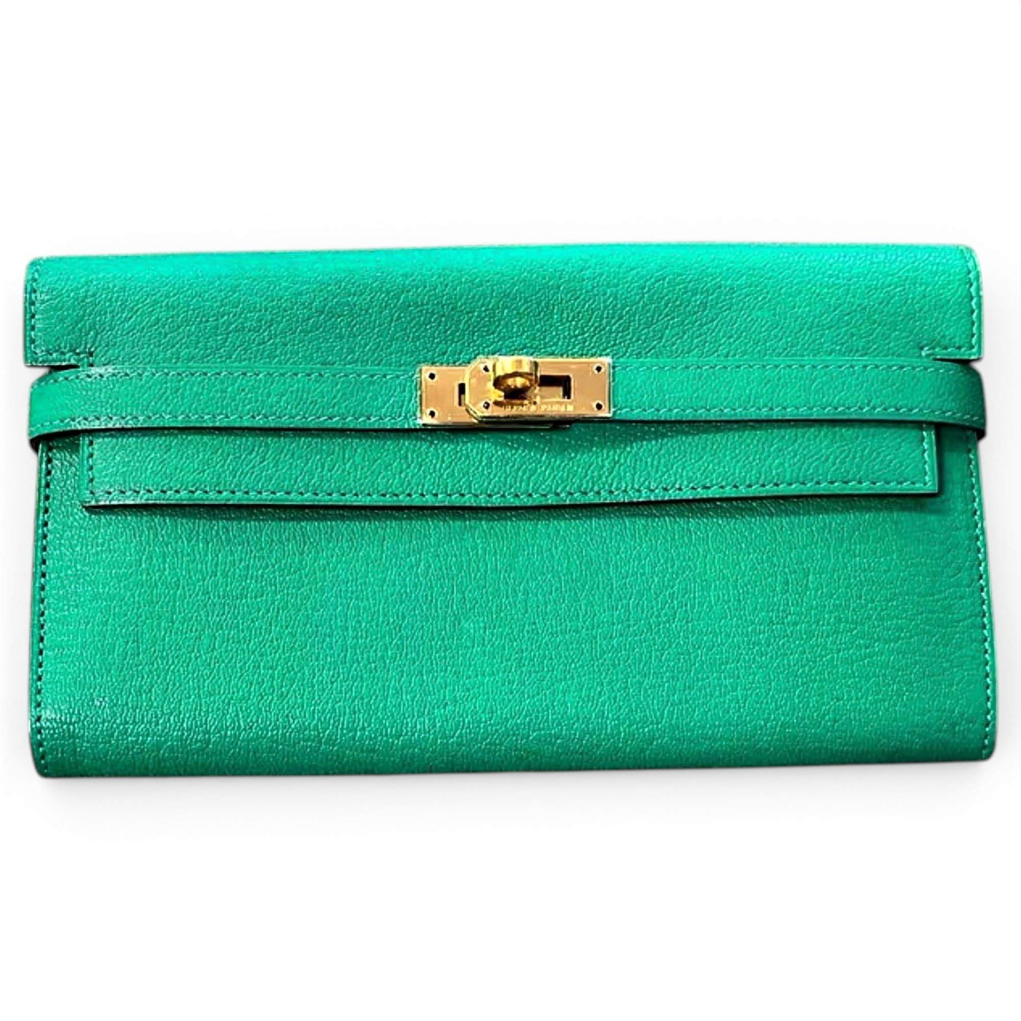 Kelly to go leather clutch bag