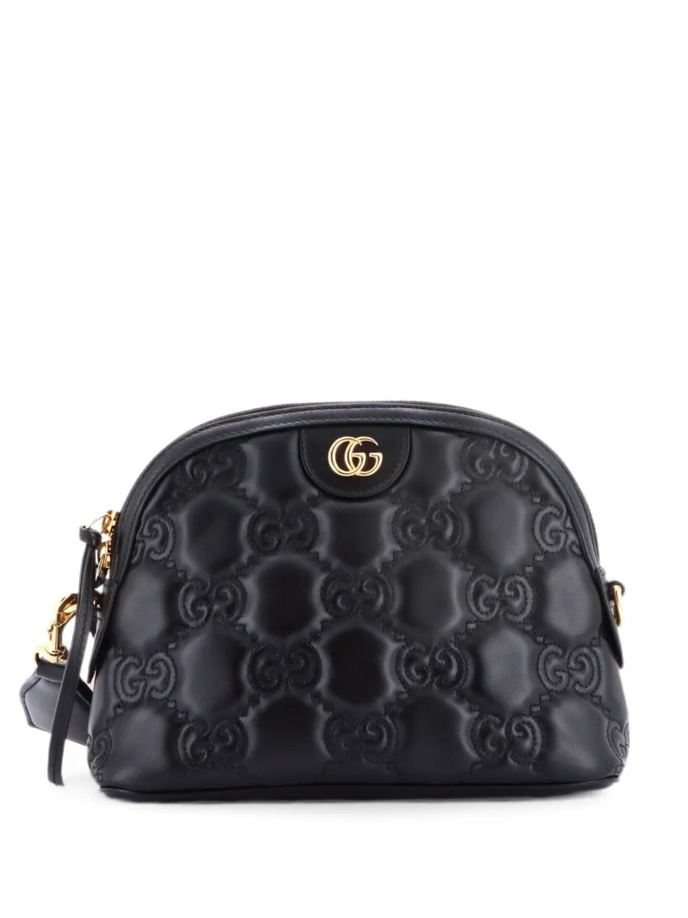 Dome Chain Zip GG Matelasse Leather Small shoulder bag
