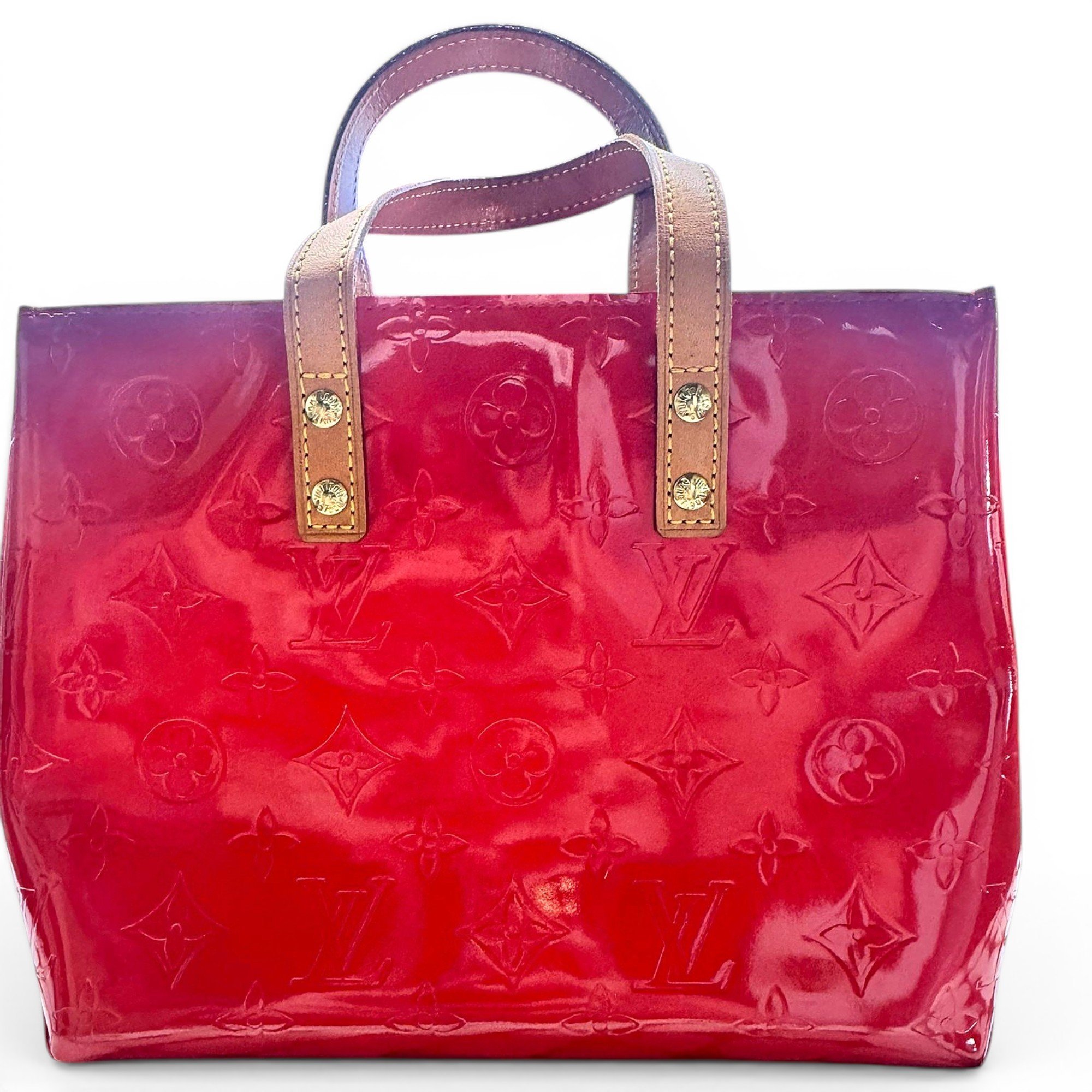 Reade patent leather tote