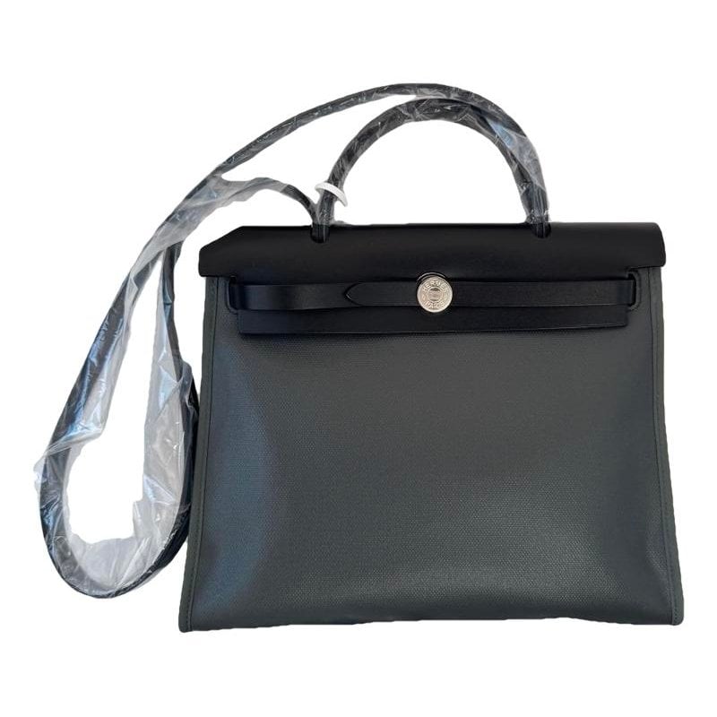Hermes Herbag Handbag Toile H Berline Canvas