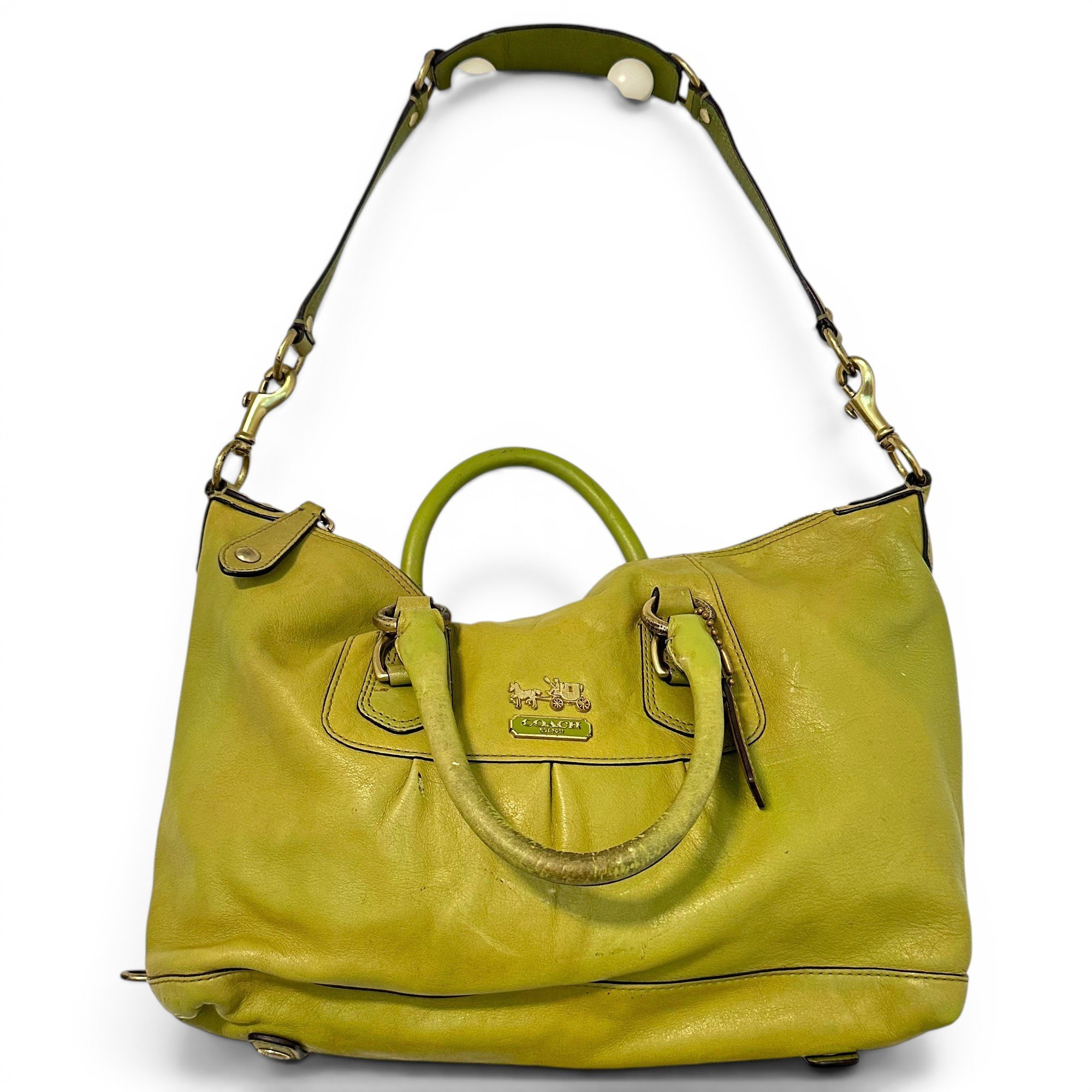 Leather satchel