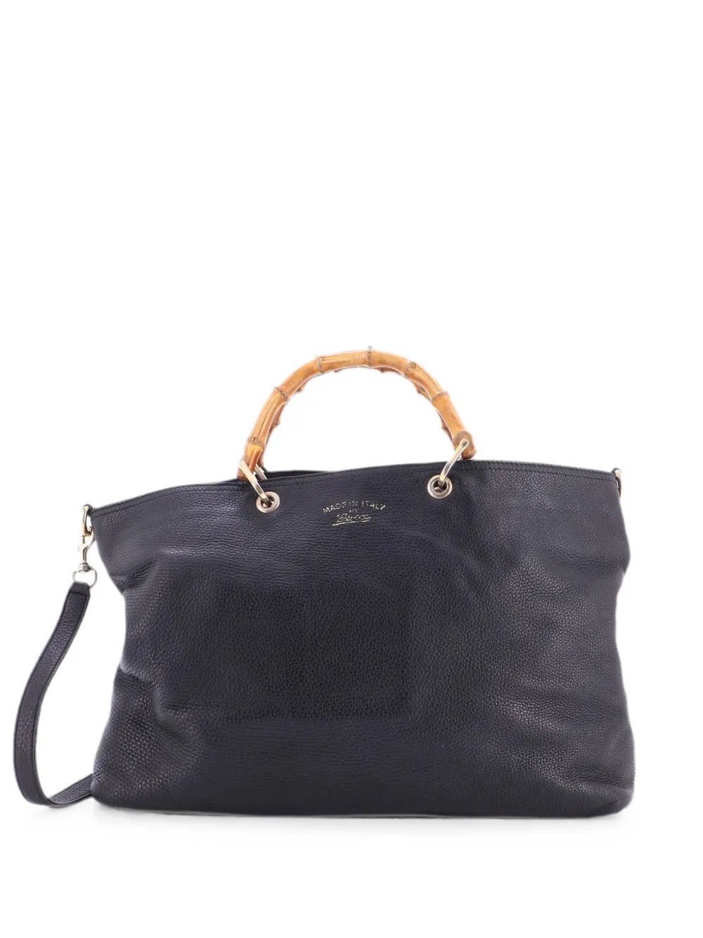 Bamboo Shopper Leather Large tote bag