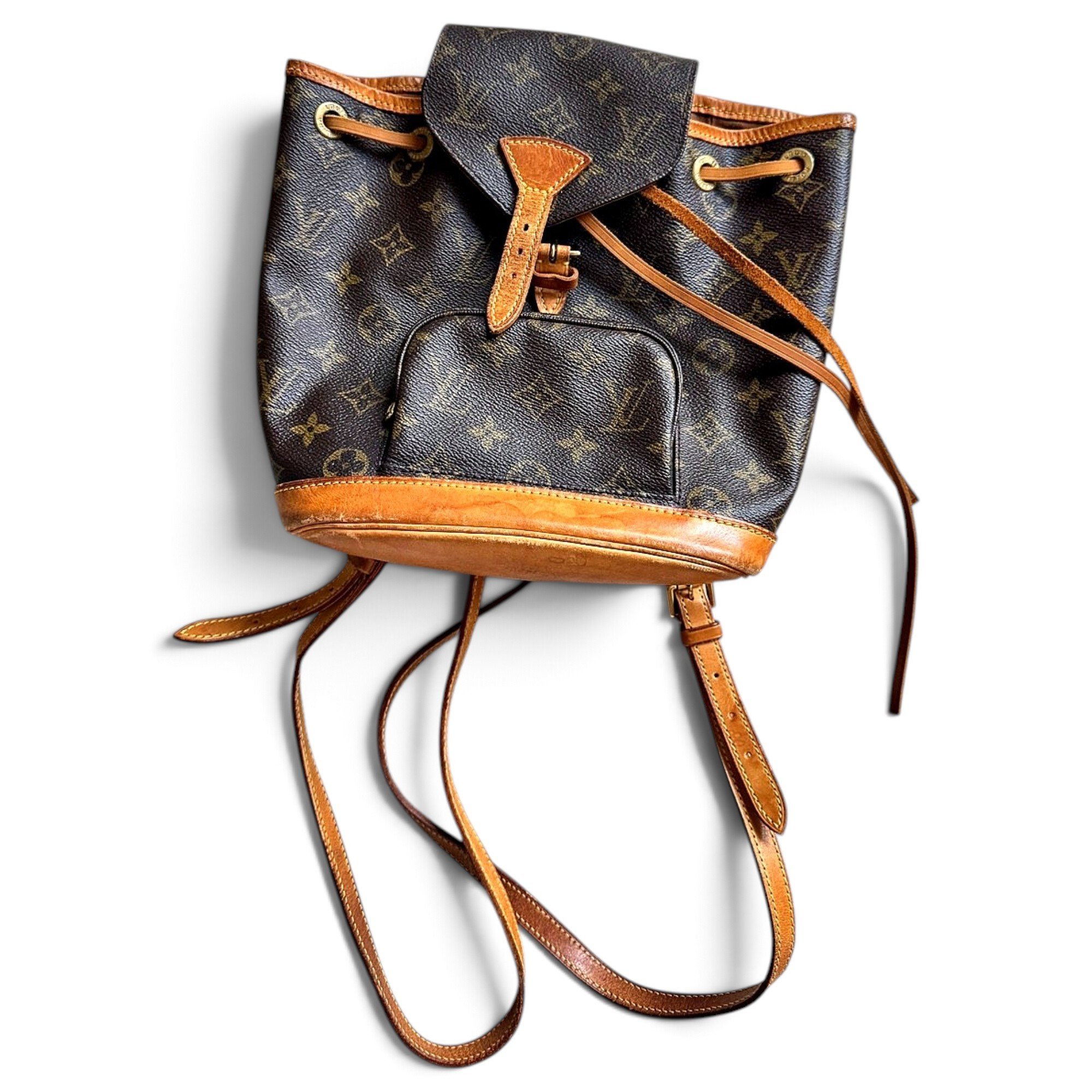Louis Vuitton Montsouris Vintage leather backpack