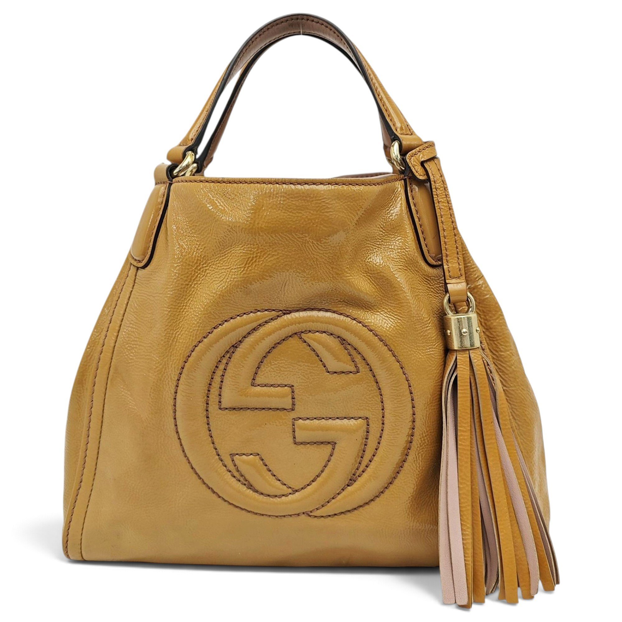 Soho patent leather handbag