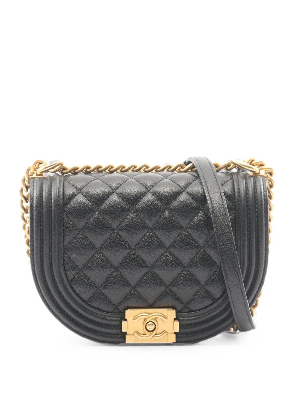 Boy quilted shoulder bag
