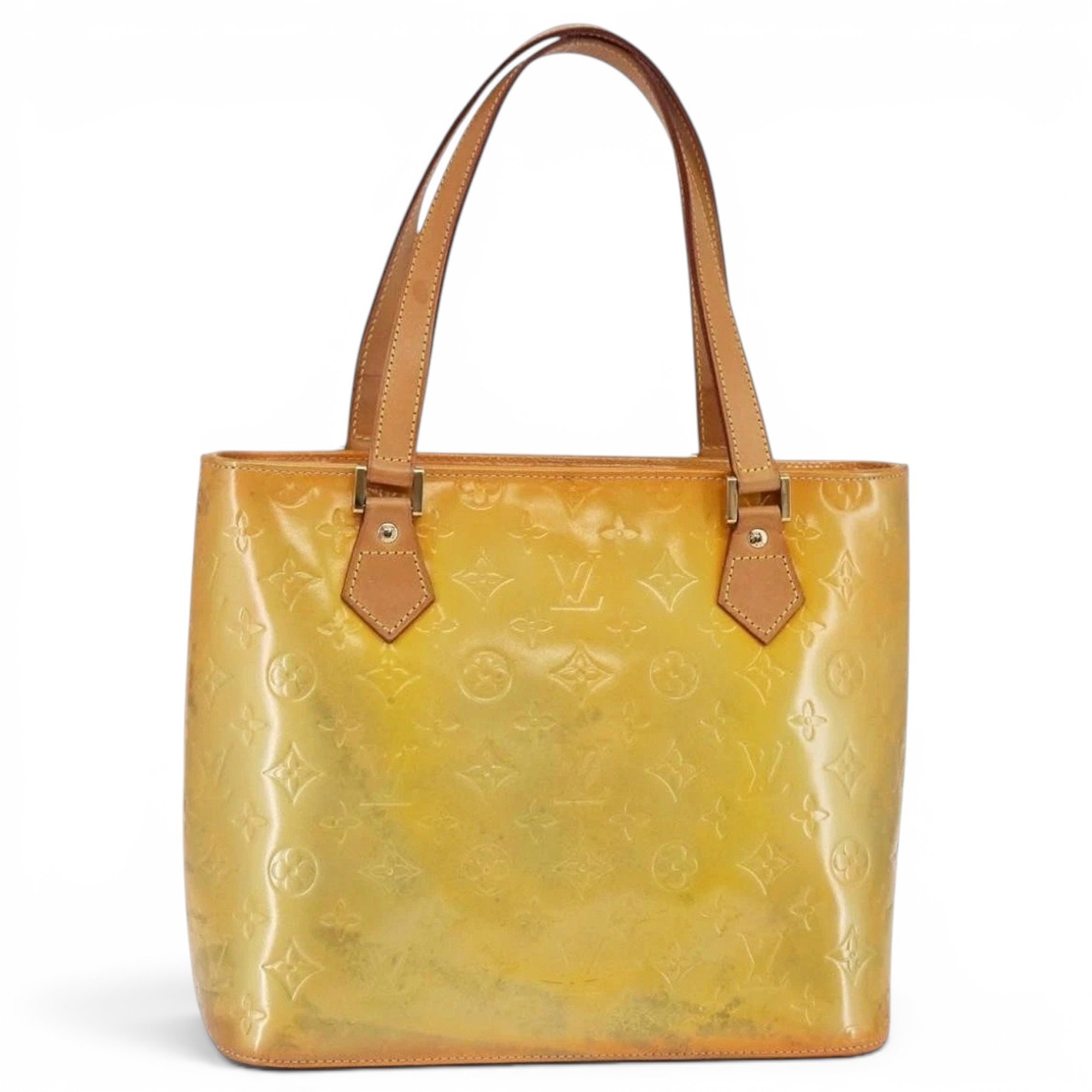 Patent leather handbag