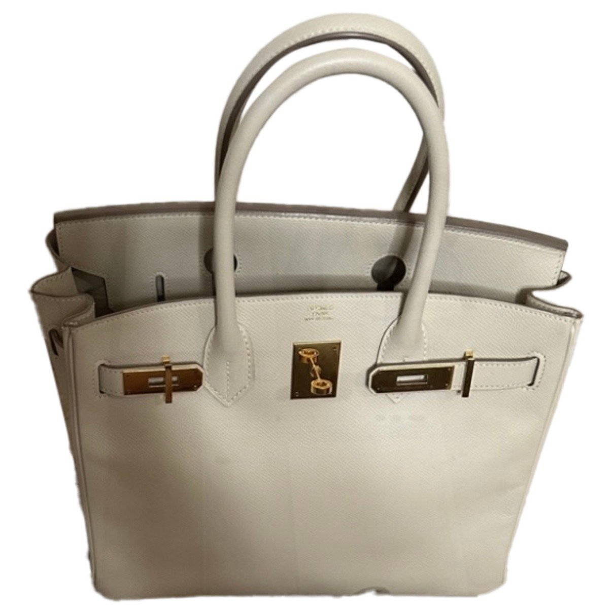 Birkin 30 leather handbag