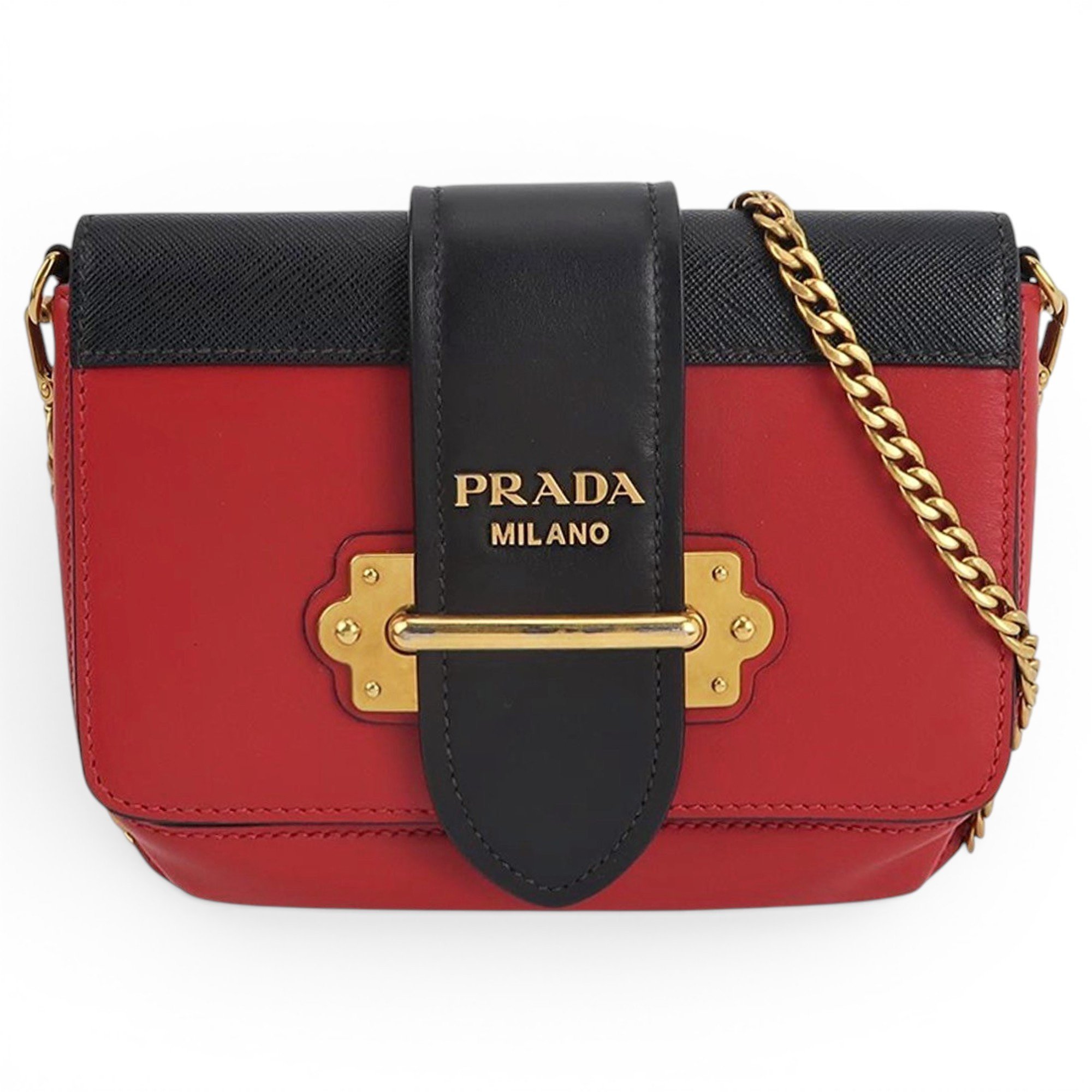 Cahier leather crossbody bag