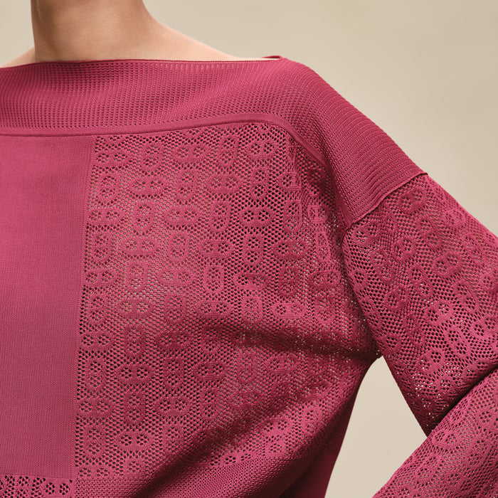 "Chaine d'Ancre" Long-sleeve Sweater