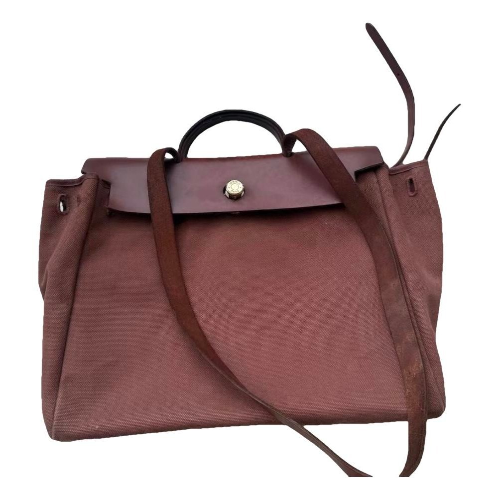 Hermes Herbag cloth tote