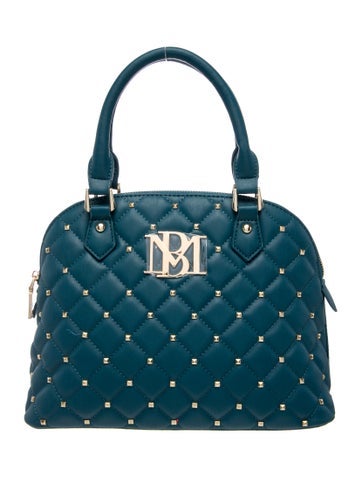 Badgley Mischka Leather Top Handle Bag