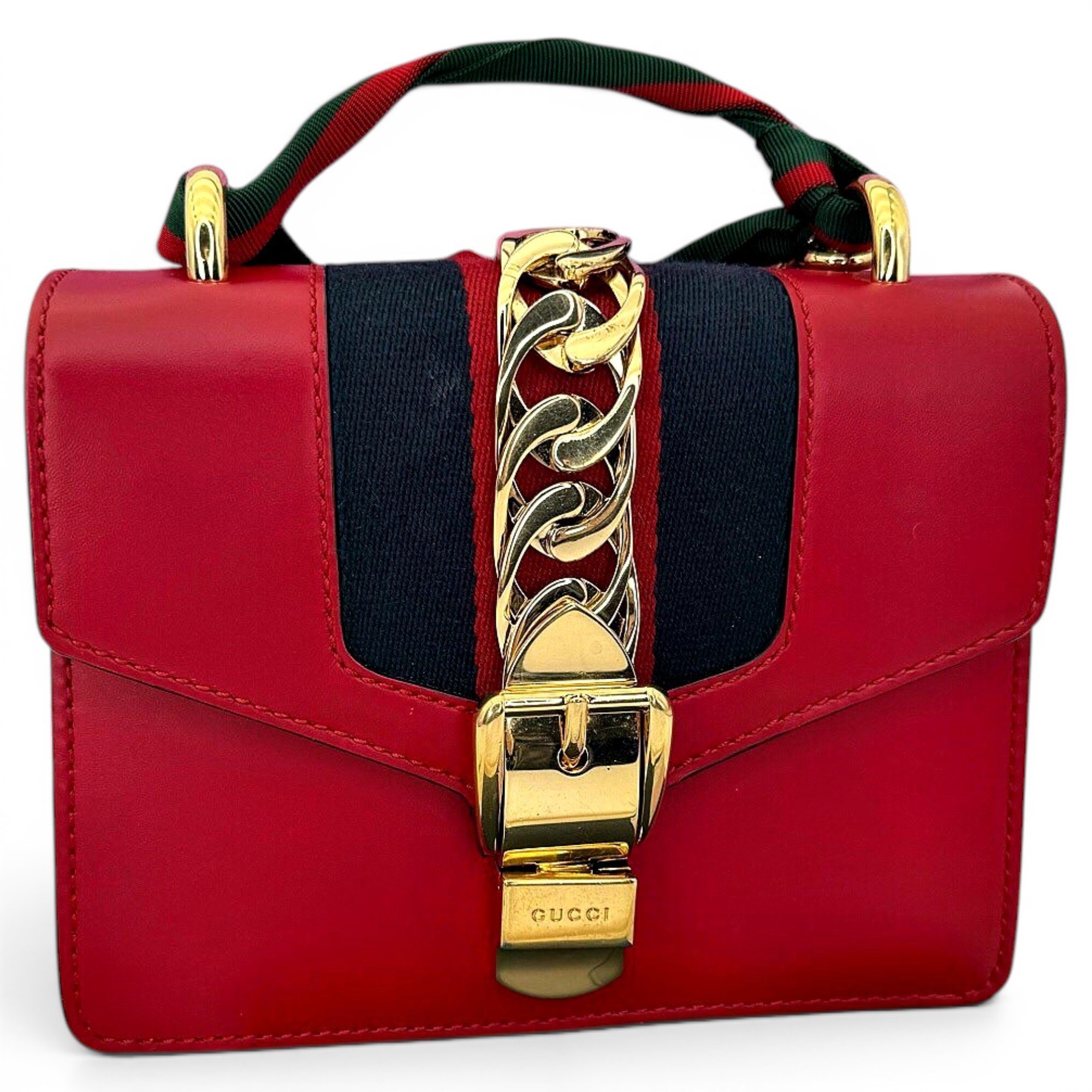 Leather handbag