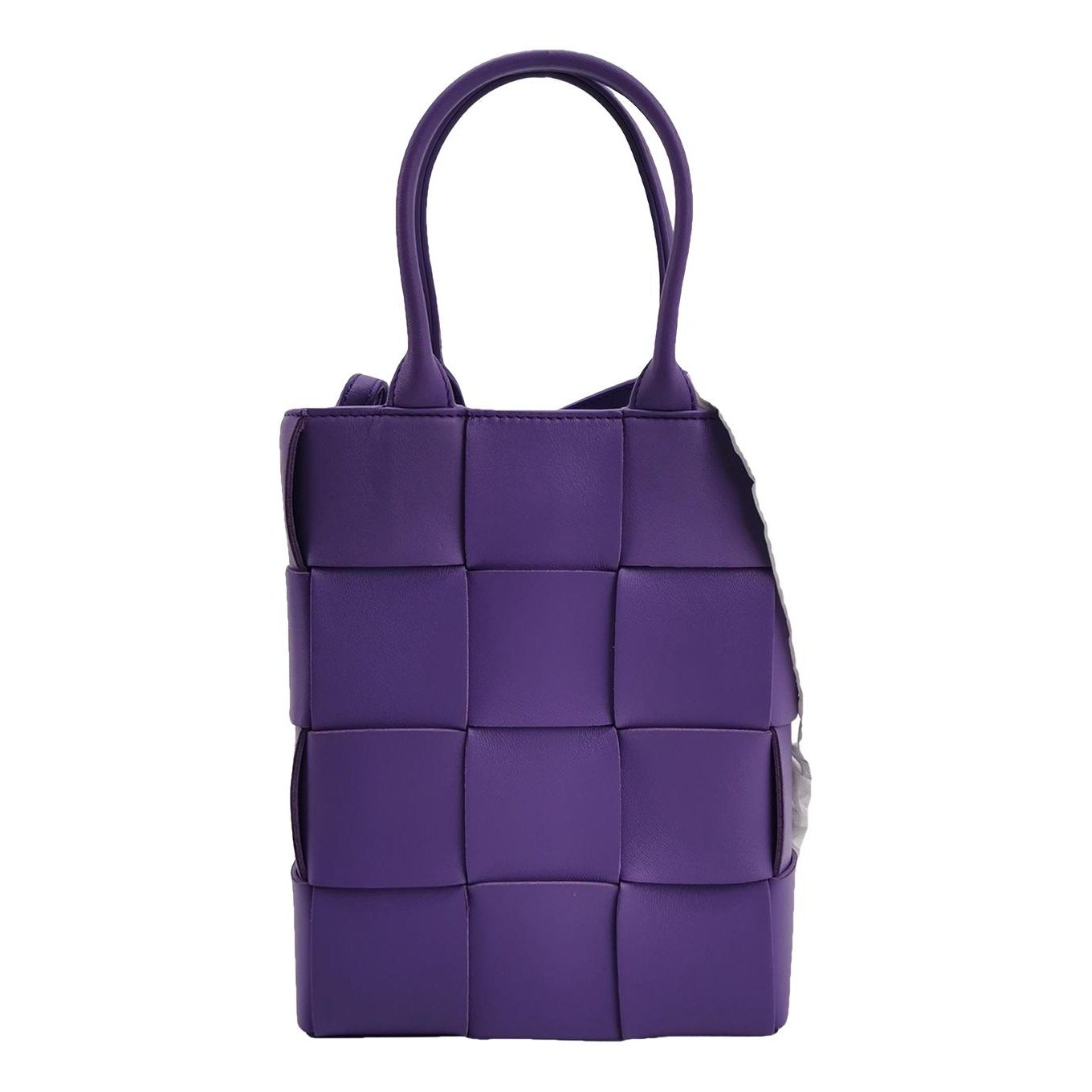 Cassette leather handbag