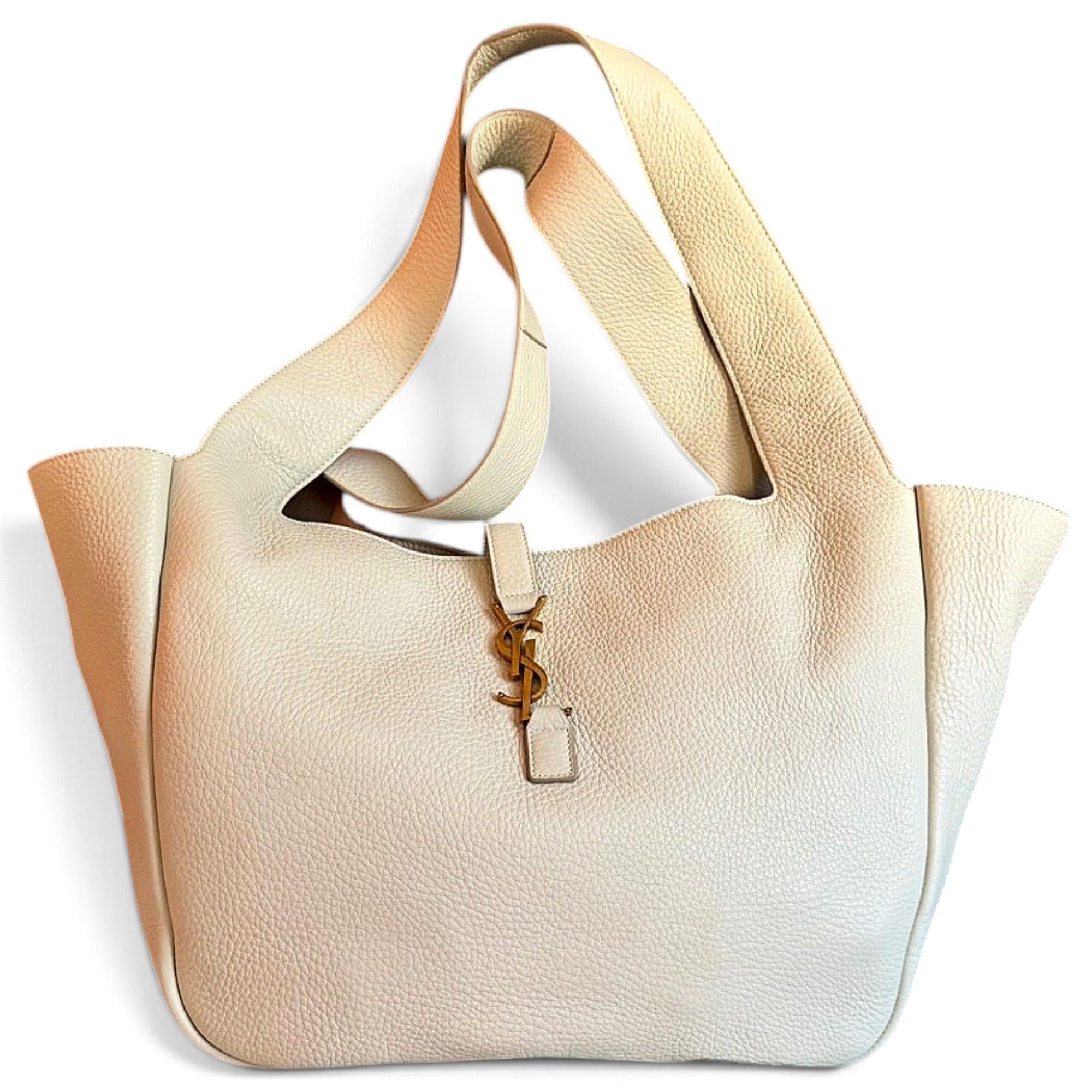 Saint Laurent Le 5 à 7 Bea leather tote