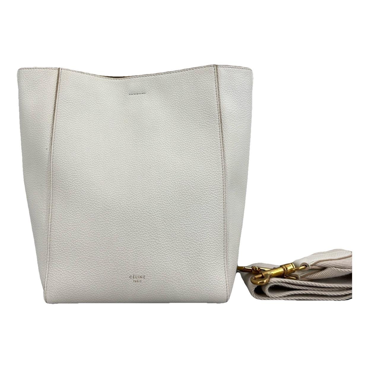 Seau Sangle leather handbag