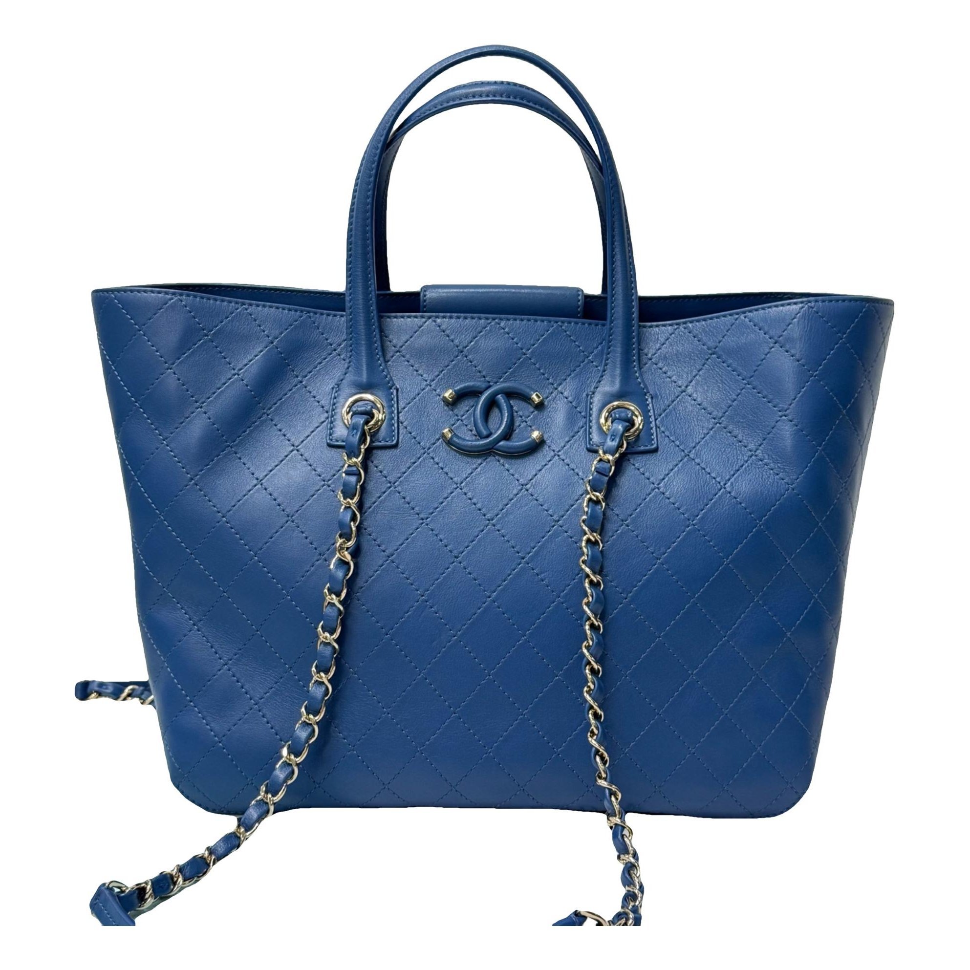 Leather tote