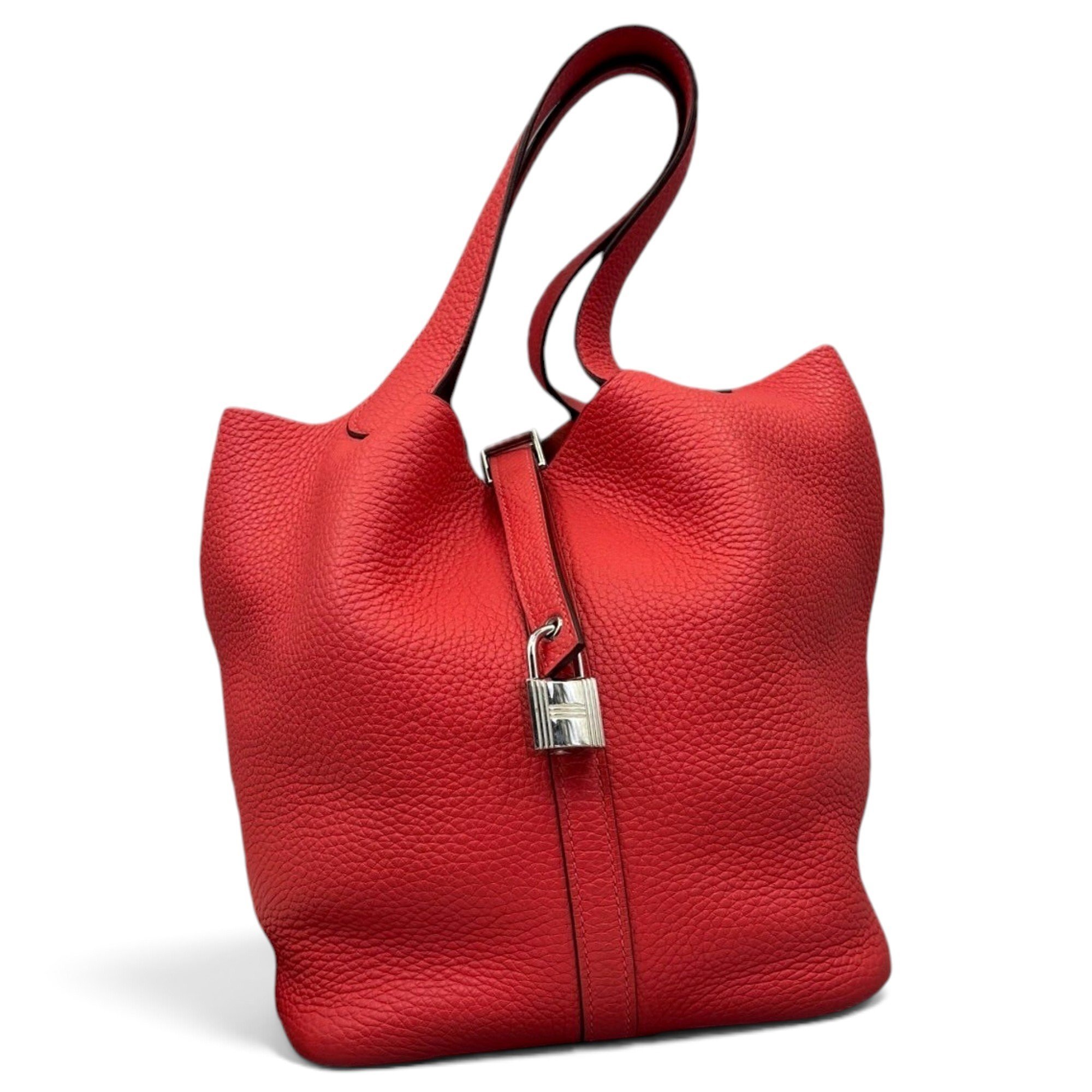 Picotin leather handbag